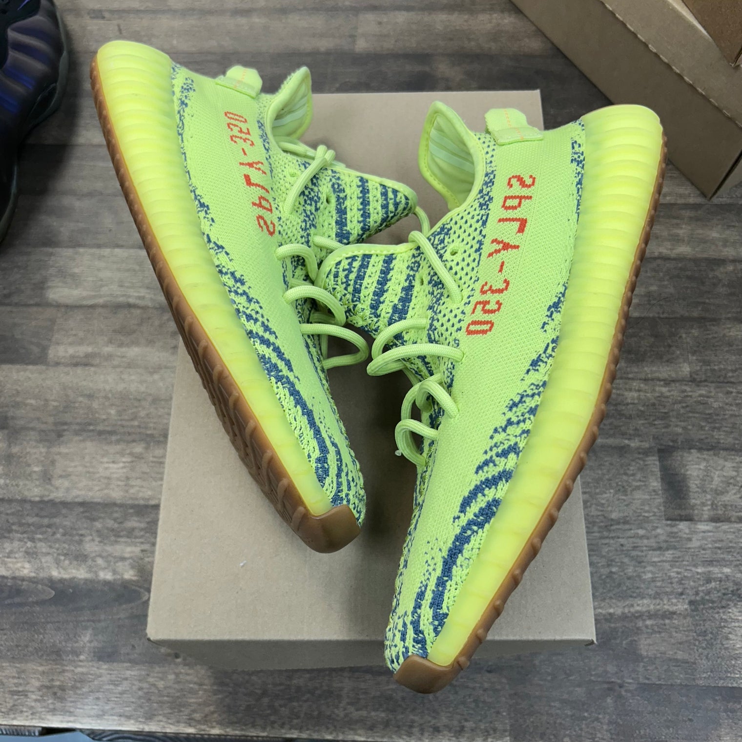 Semi Frozen Yellow Yeezy 350 (USED, No Box)