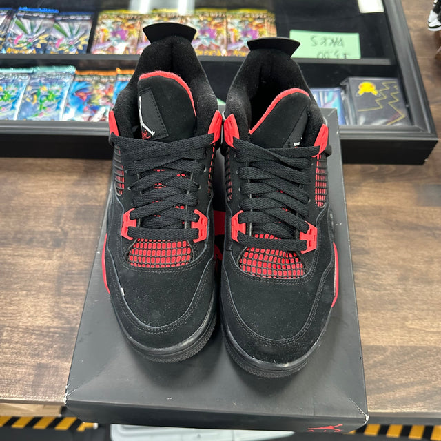 (GS) Red Thunder Jordan 4 Retro (USED)