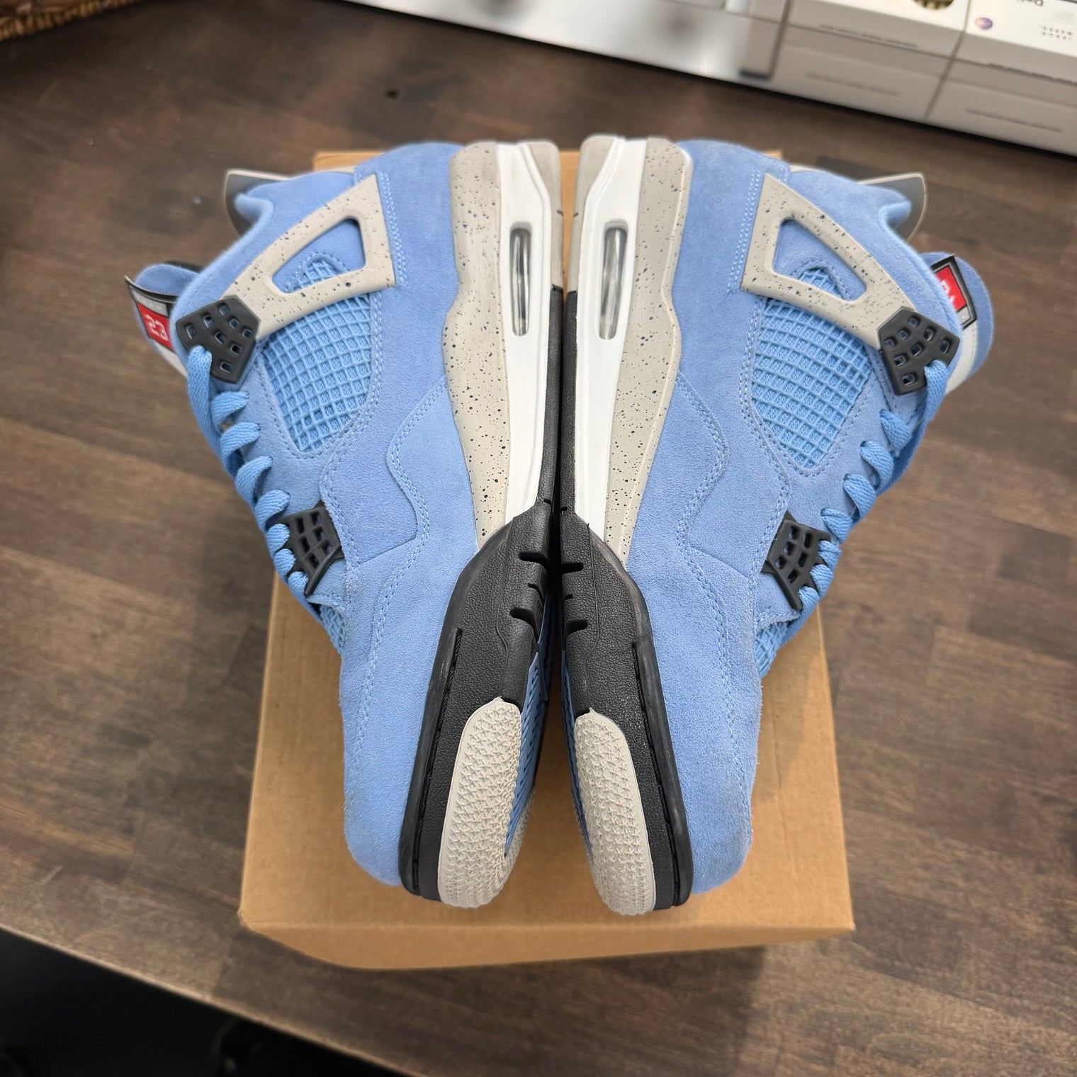University Blue Jordan 4 Retro (USED, No Box)