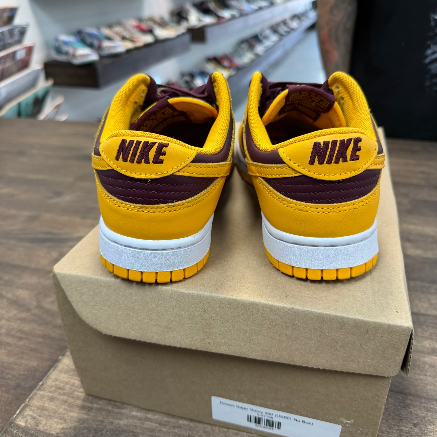 ASU Arizona State Dunk Low (USED,No Box)