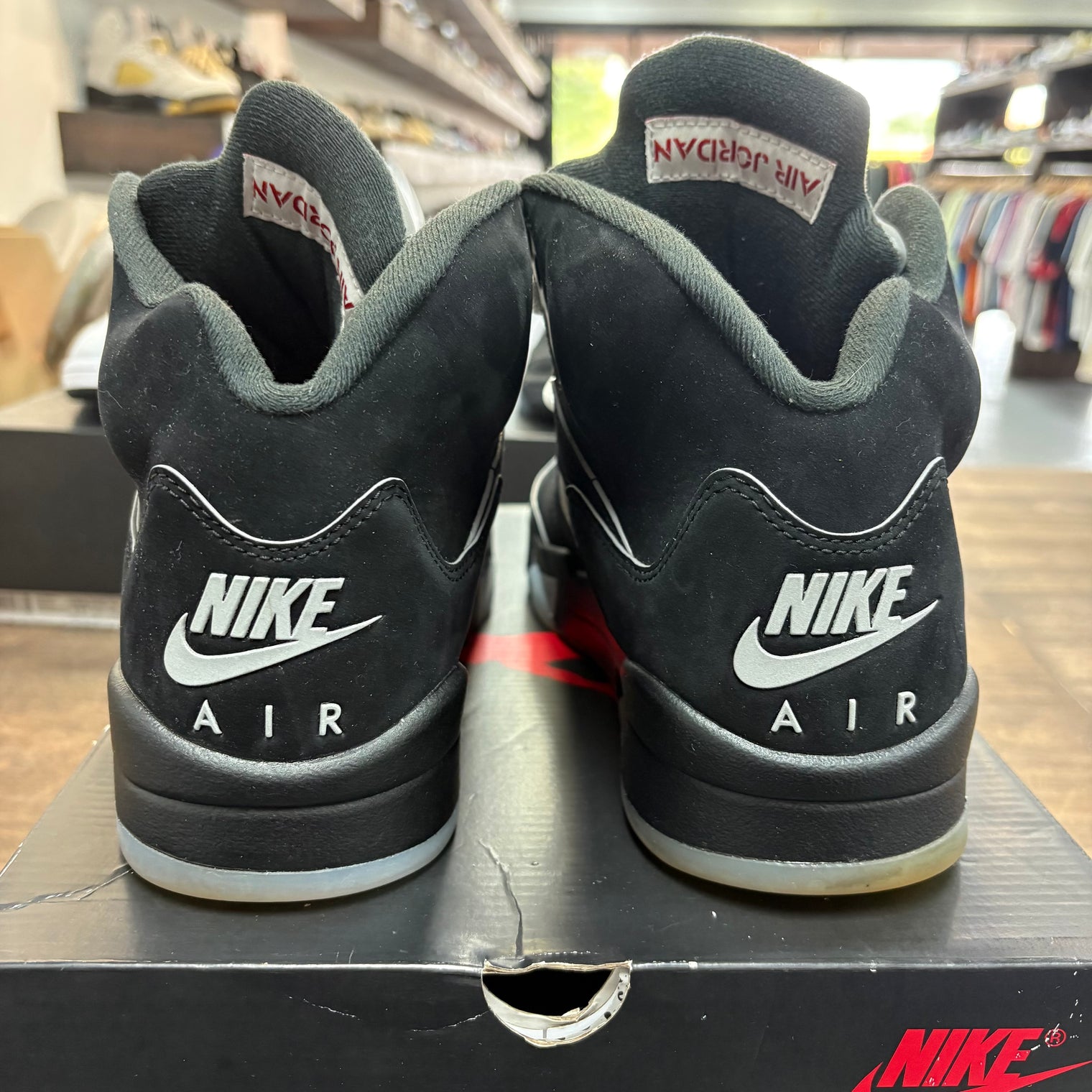 Black Metallic Jordan 5 (2025) (USED)