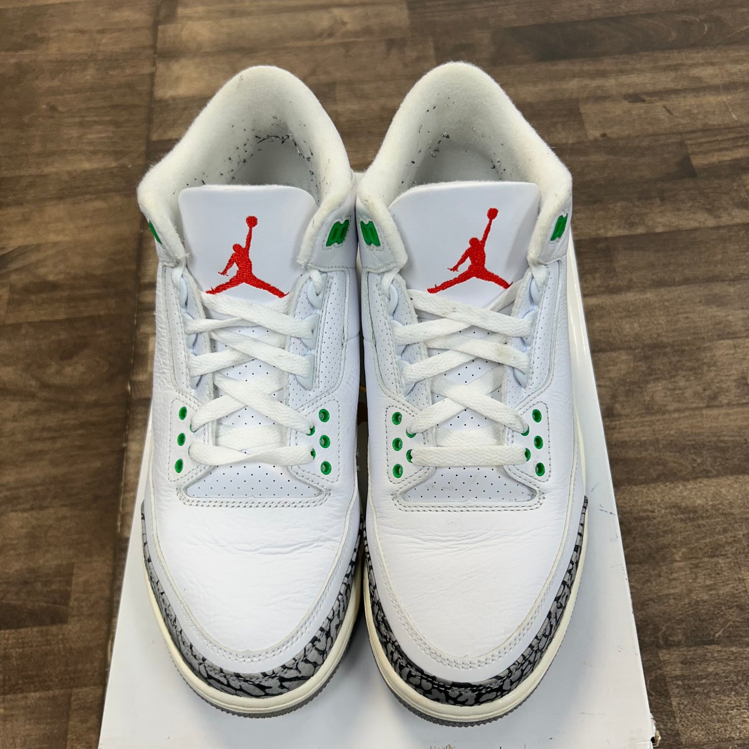 Lucky Green Jordan 3 Retro (W) (USED)