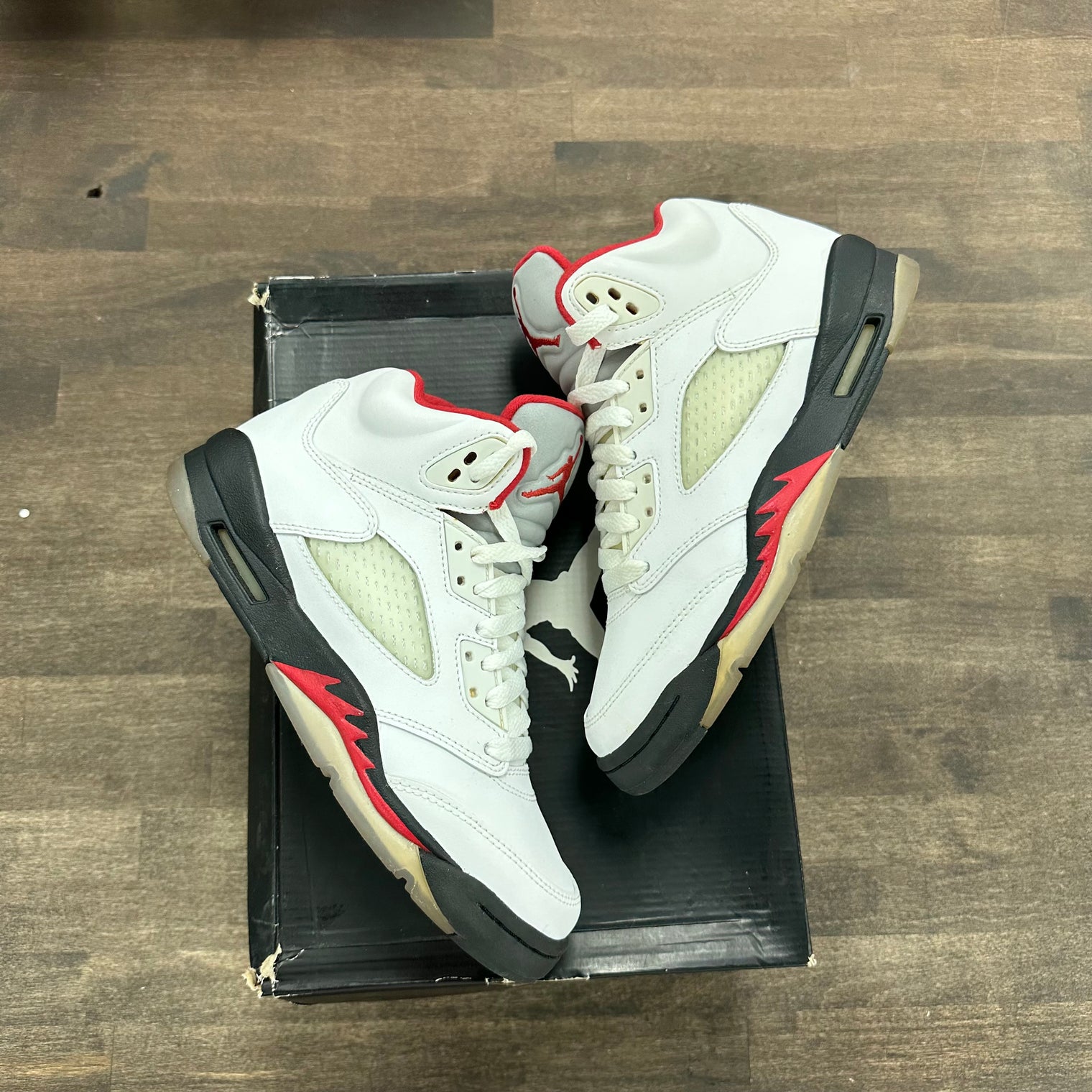Jordan 5 Retro Fire Red 2013 (US 4.5Y) (USED)