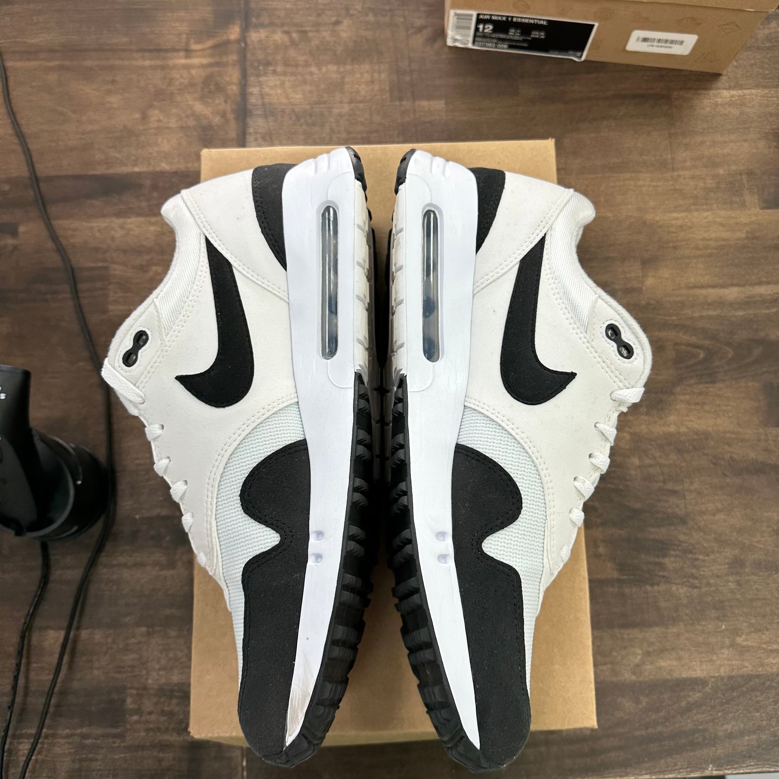 White Black Nike Air Max 1 86 OG Golf (USED, No Box)