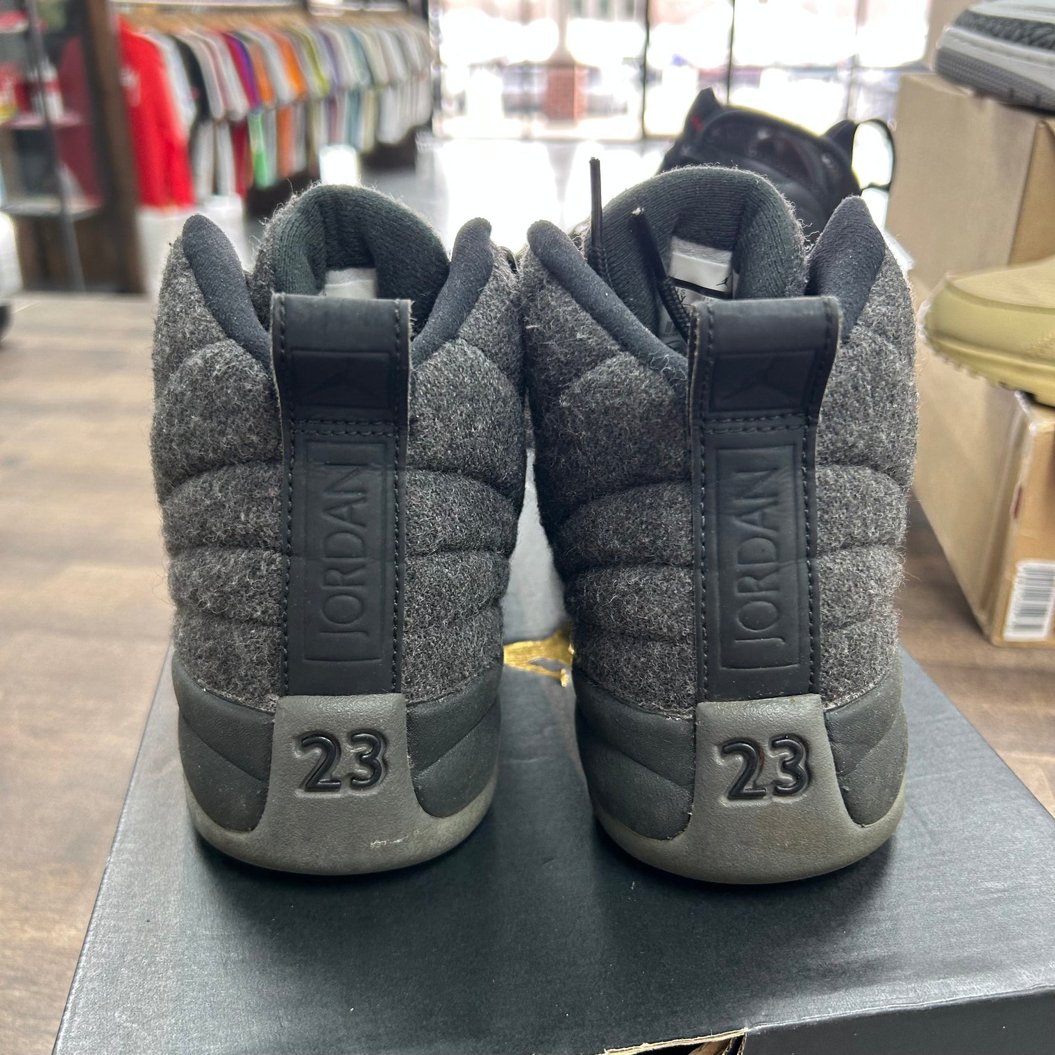 Wool Jordan 12 Retro (GS) (USED)