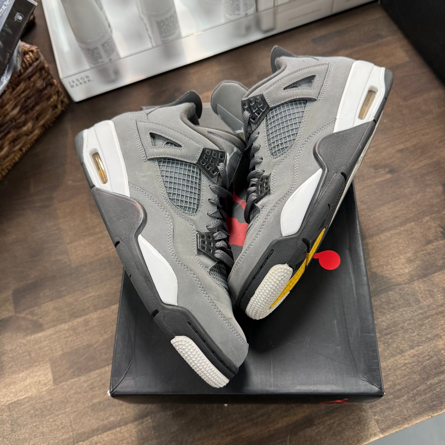 Cool Grey Jordan 4 (2019) (USED, No Insoles)