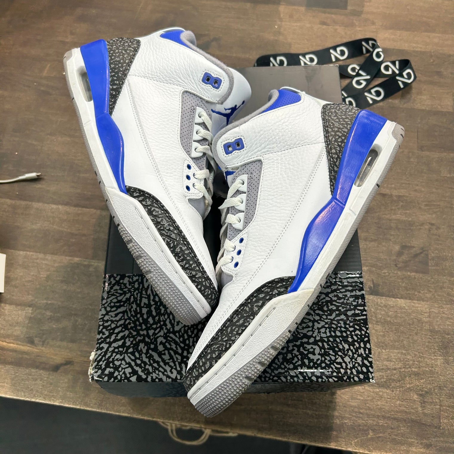 Racer Blue Jordan 3 Retro (USED)