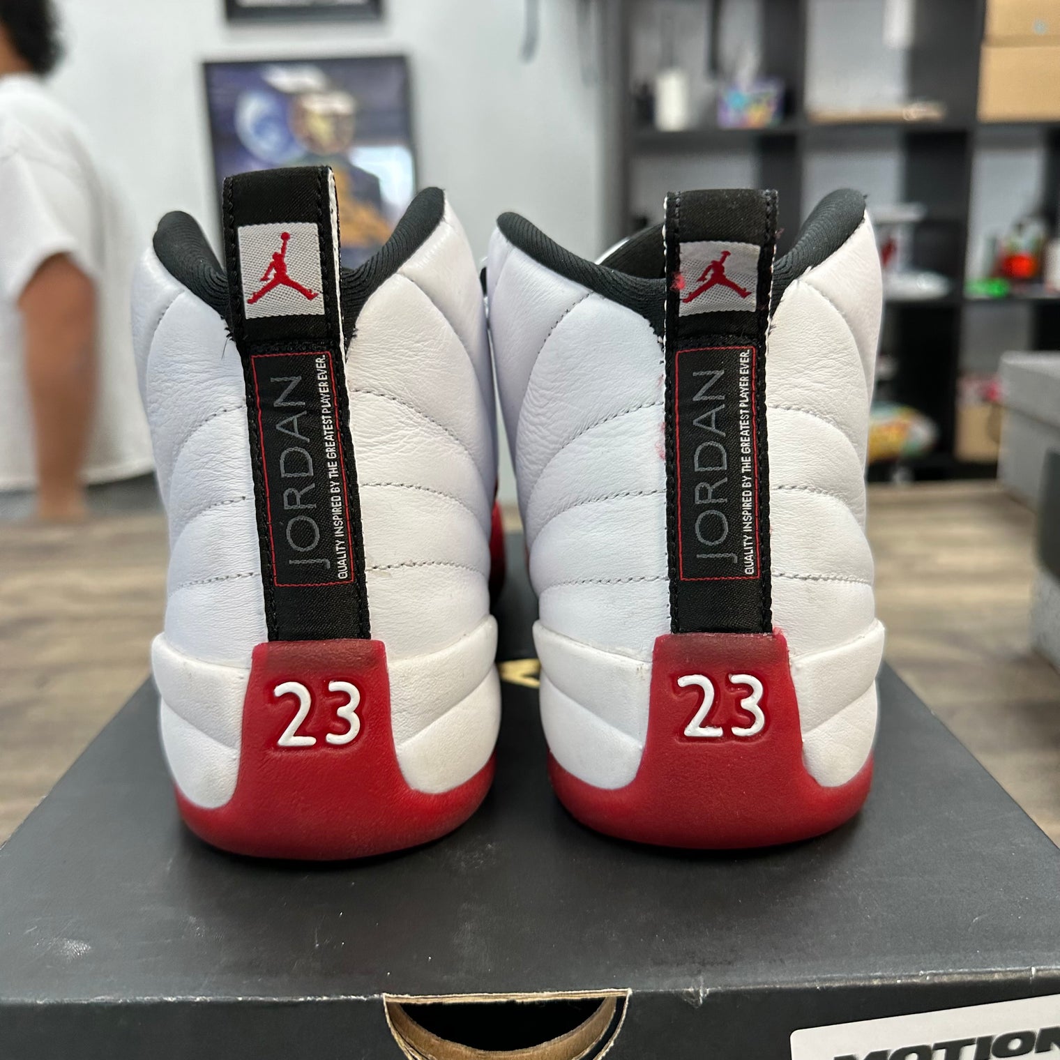 Cherry Jordan 12 Retro (2023) (GS) (Lightly Worn)