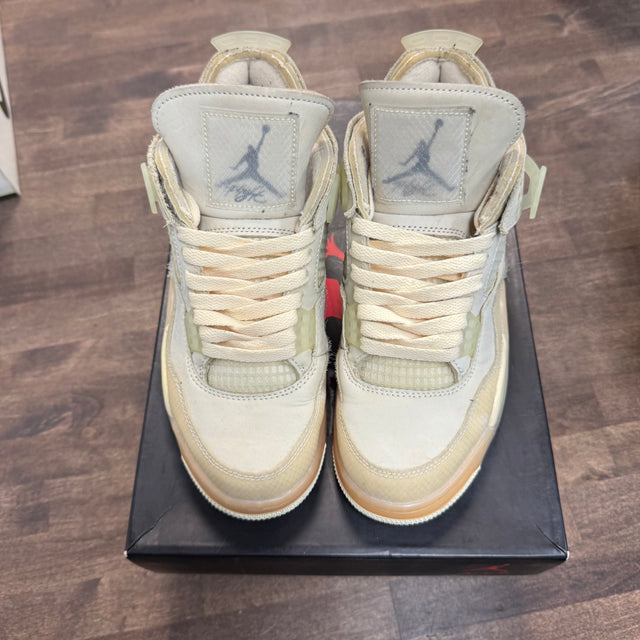 OFF-White Sail Jordan 4 Retro (W) (USED)