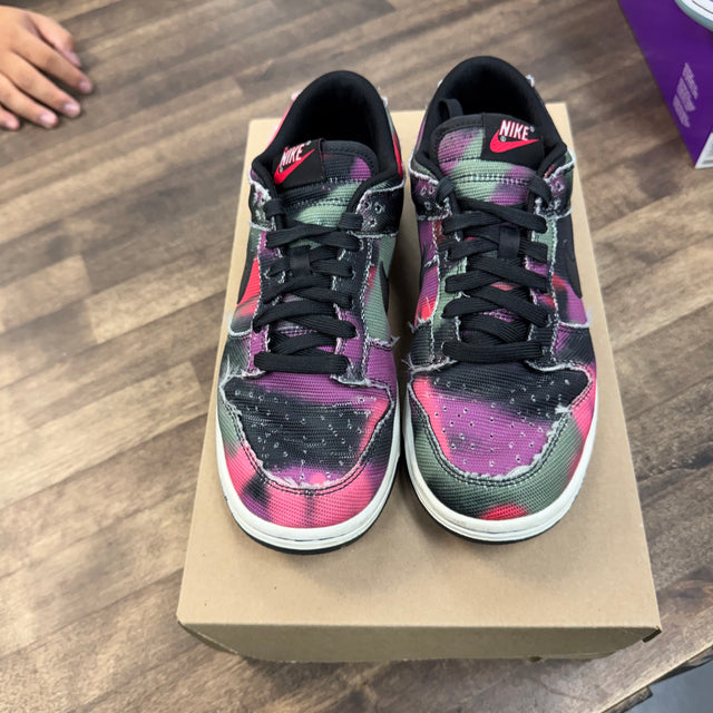 Black Tie Dye Nike Dunk Low (USED, No Box)