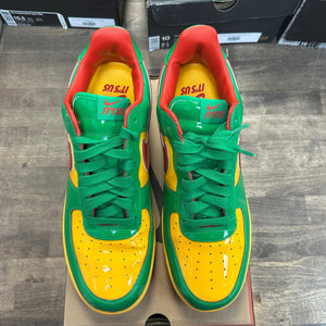 Nike Lil Yatchy Concrete Boys Lucky Green Nike Air Force 1 Low (USED) Size 14 (Pre-Owned) - Image 2
