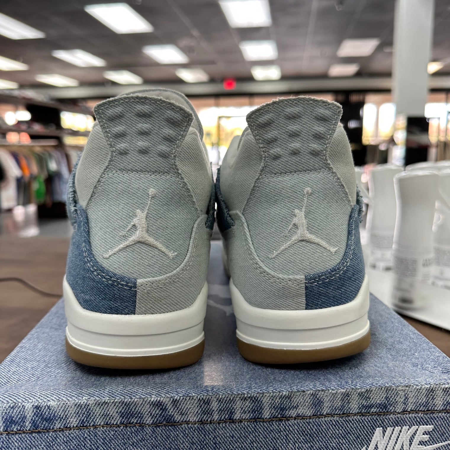 Denim Worn Blue Jordan 4 Retro TEX (W) (USED)