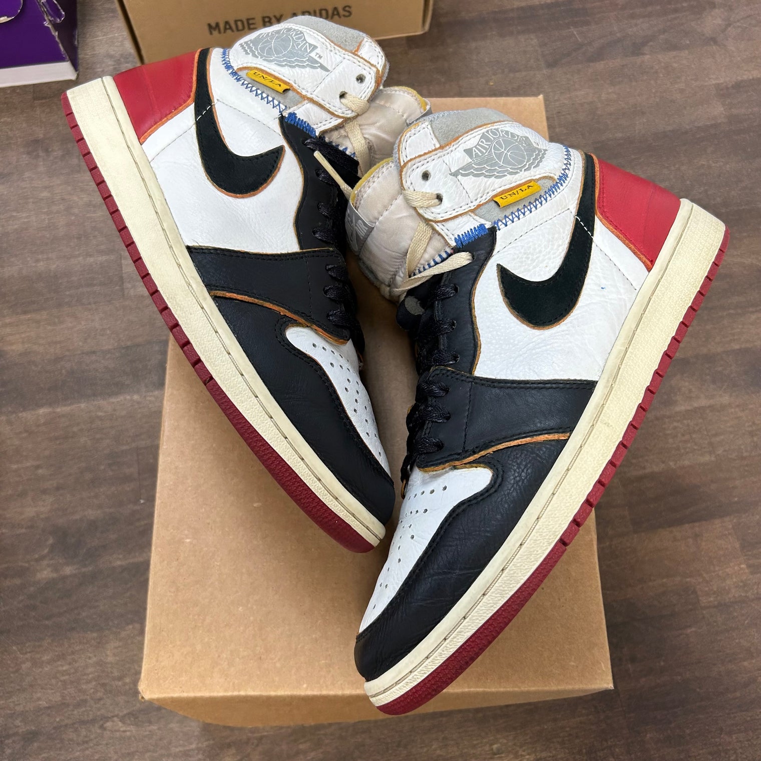 Union LA Black Toe Jordan 1 High (Used, No Box)