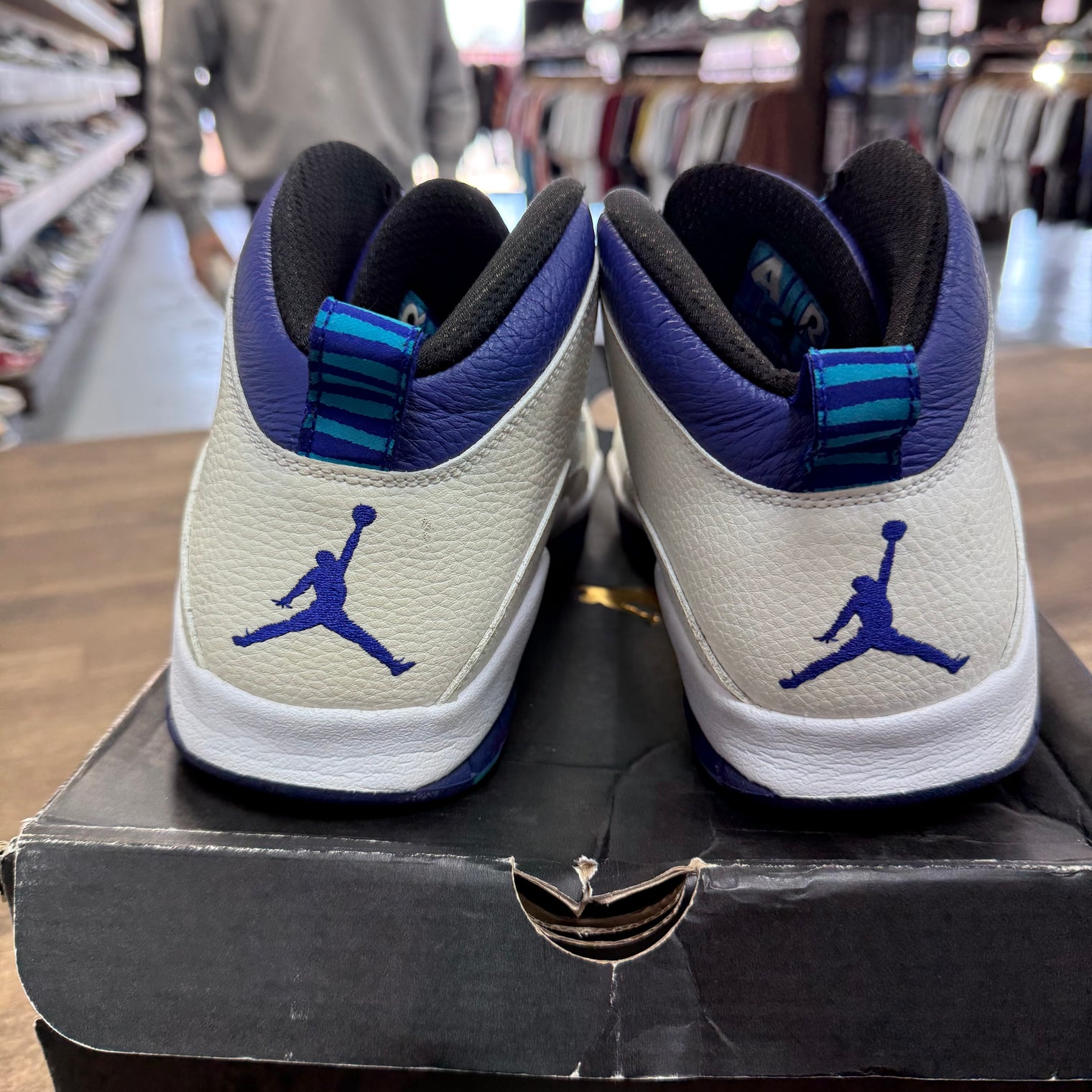 Jordan 10 Retro Charlotte (2016) (US 12) (USED, Replacement Box)
