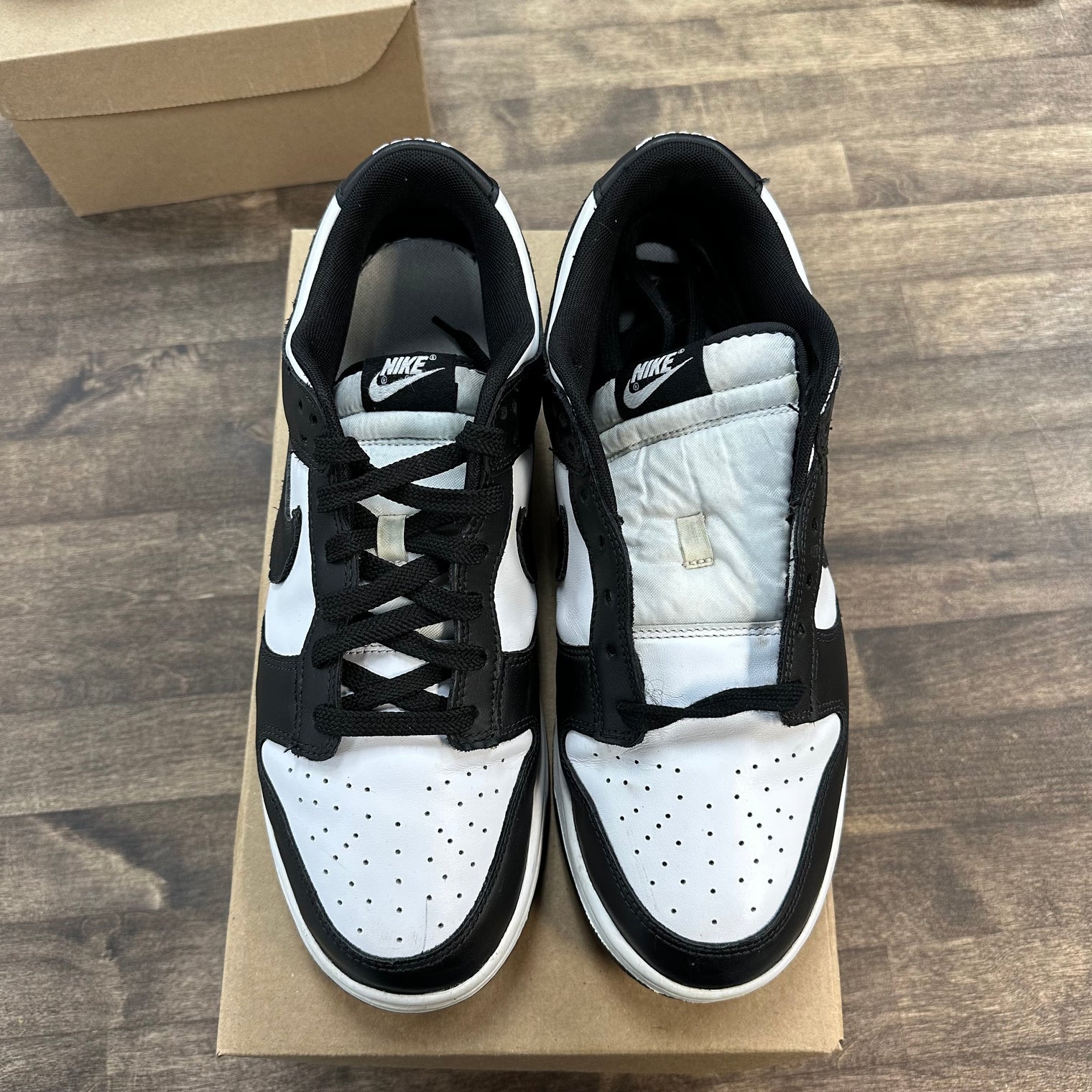 Nike Dunk Low Retro White Black Panda (US 12) (USED, No Box)