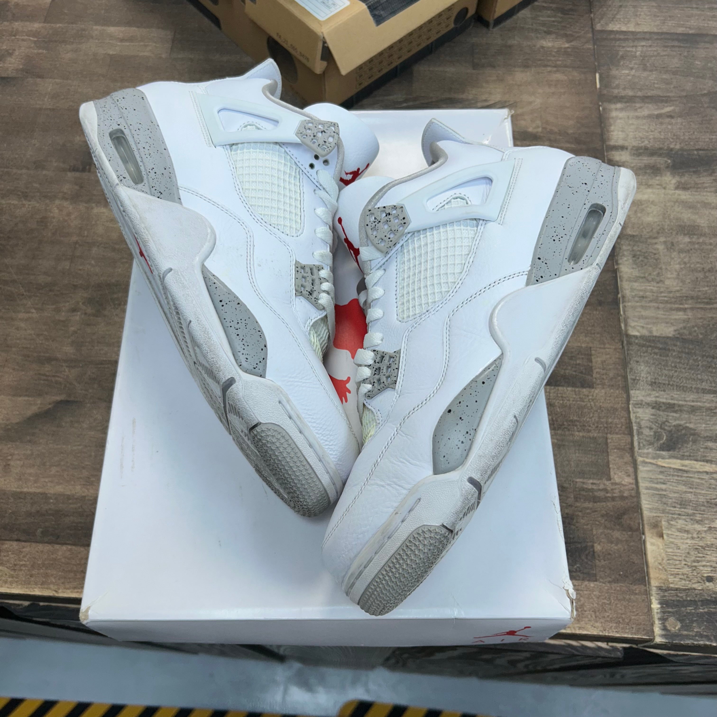 Jordan 4 Retro White Oreo (2021) (Men's) (US 11.5) (USED) Size 11.5 (Pre-Owned) - Image 1
