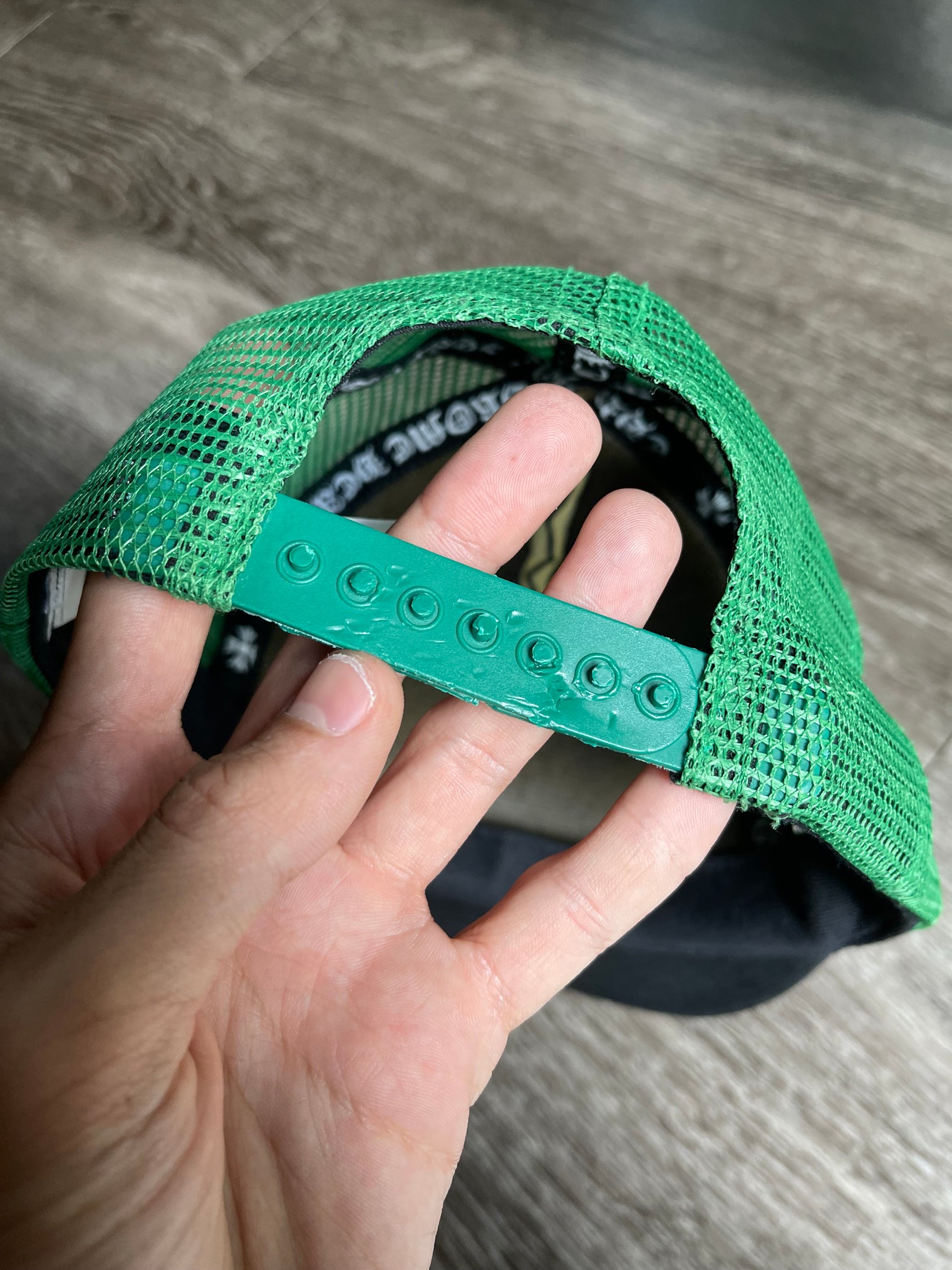 Chrome Hearts Black Green Hollywood Trucker (USED)