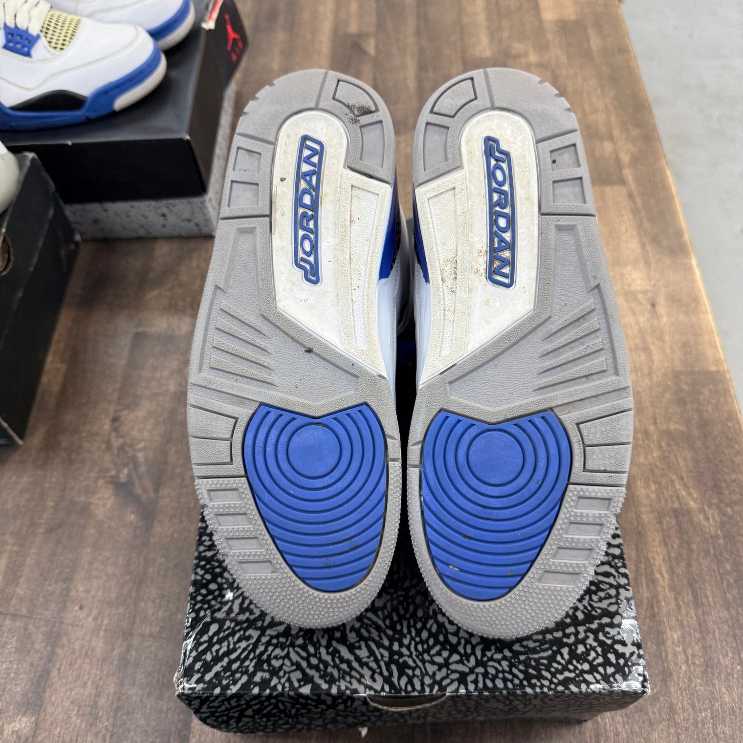 Racer Blue Jordan 3 Retro (USED)