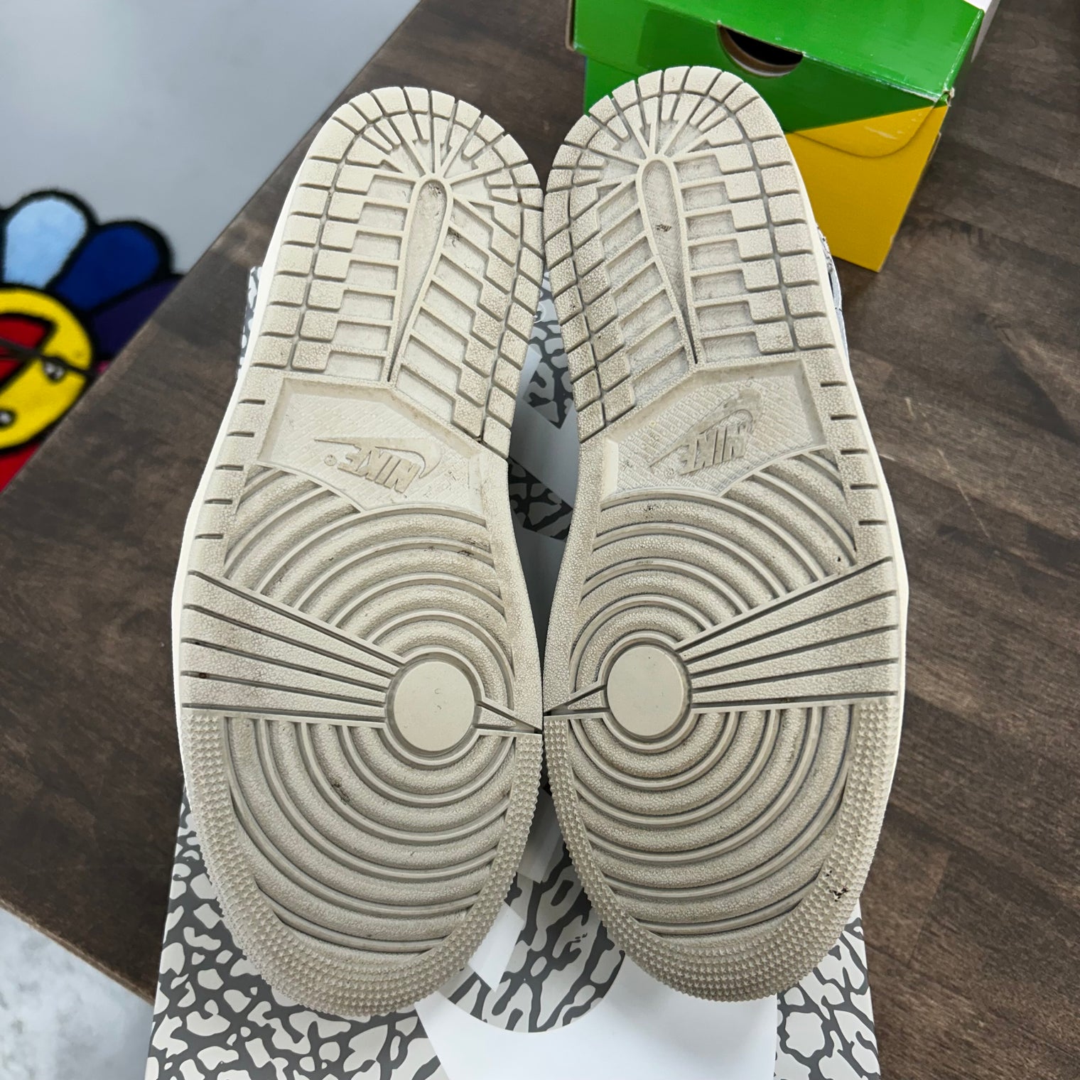 Black Cement Jordan 1 Low OG (USED)