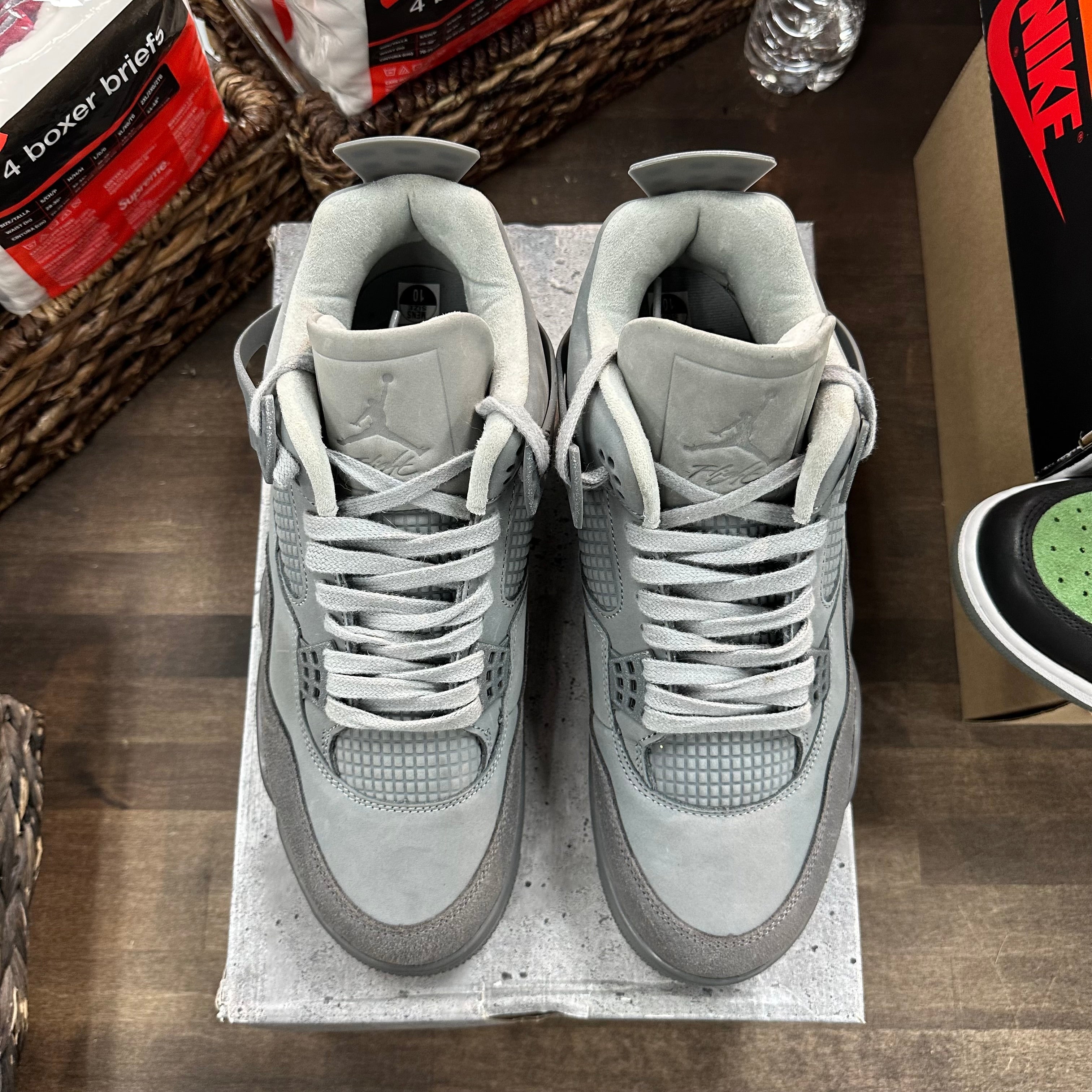 Jordan Paris Olympics Wet Cement Jordan 4 Retro (Lightly Worn) Size 10.5 (Pre-Owned) - Image 2