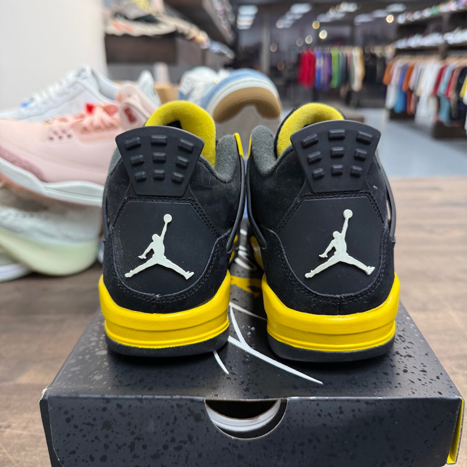 Yellow Thunder Jordan 4 Retro (2023) (GS) (USED)