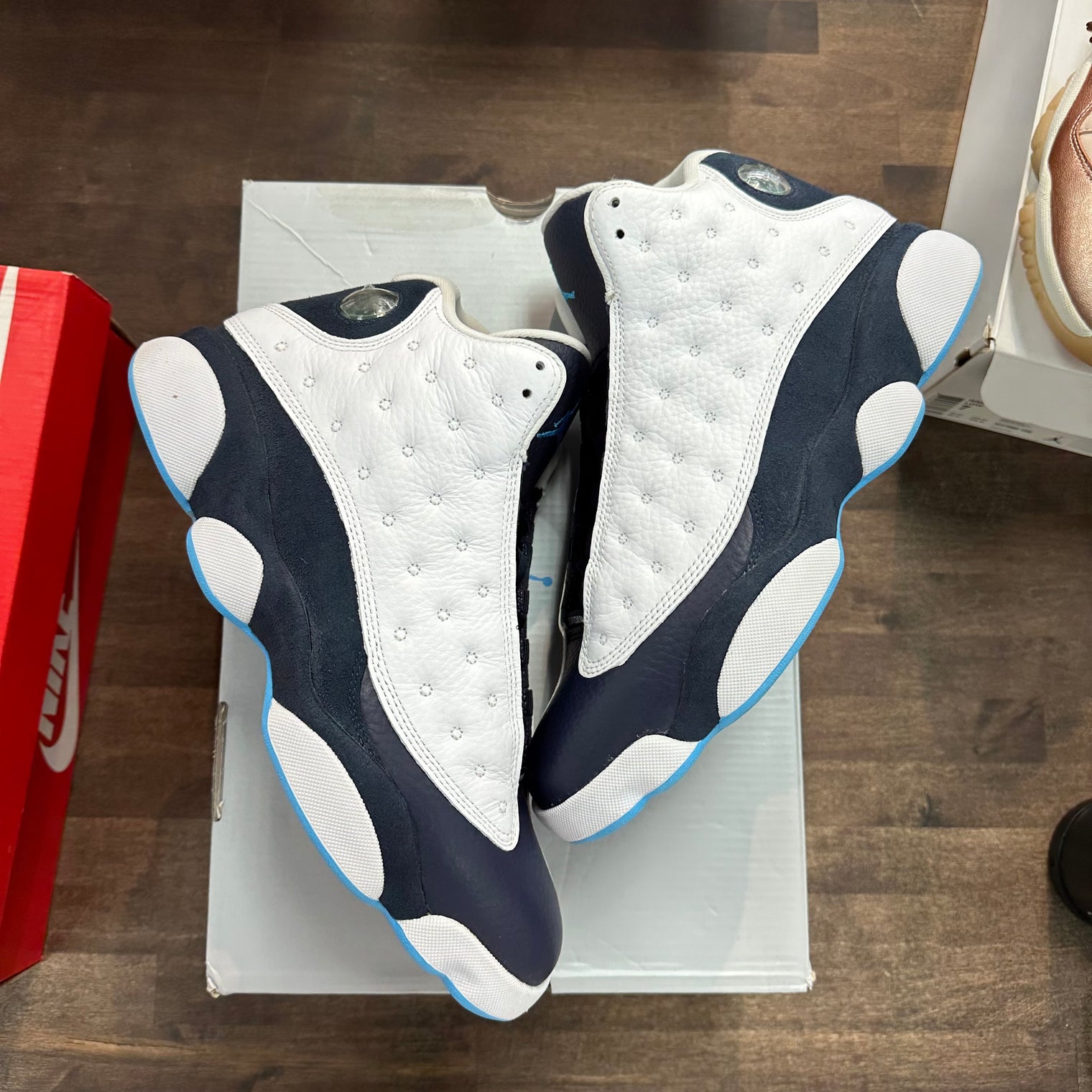 Obsidian Powder Blue White Jordan 13 Retro (USED)