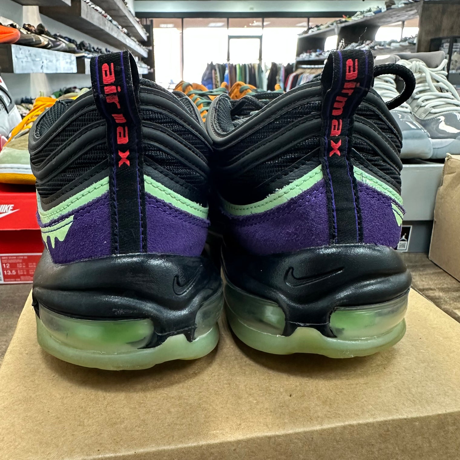 Halloween Slime Nike Air Max 97 (USED, No Box)