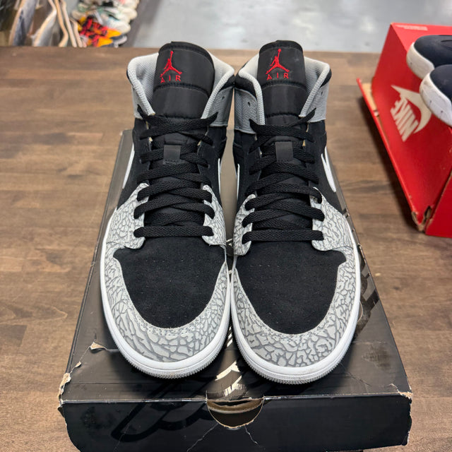 Elephant Print Jordan 1 Mid (USED, Replacement Box)