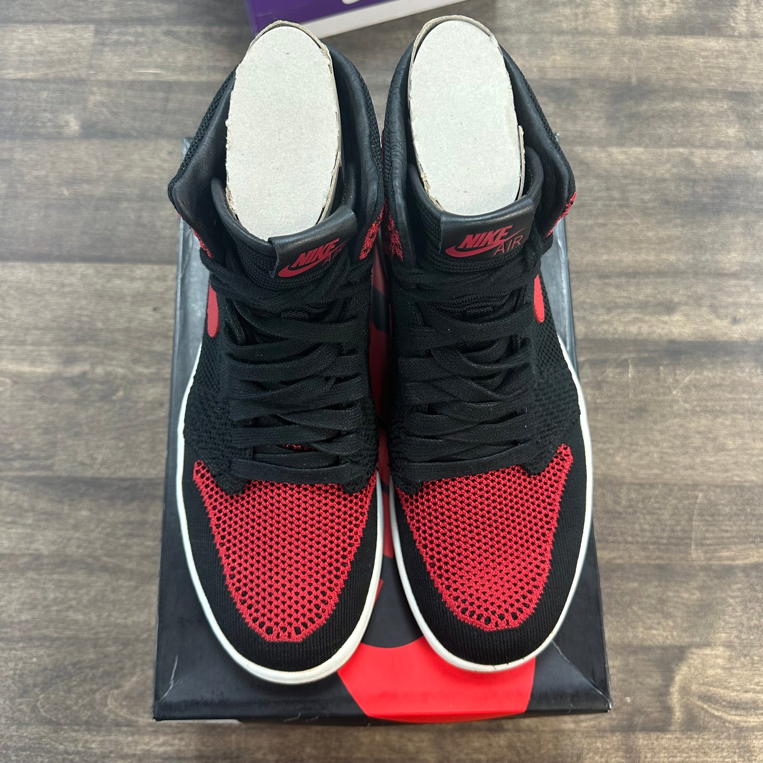 Bred Jordan 1 High Flyknit (USED)