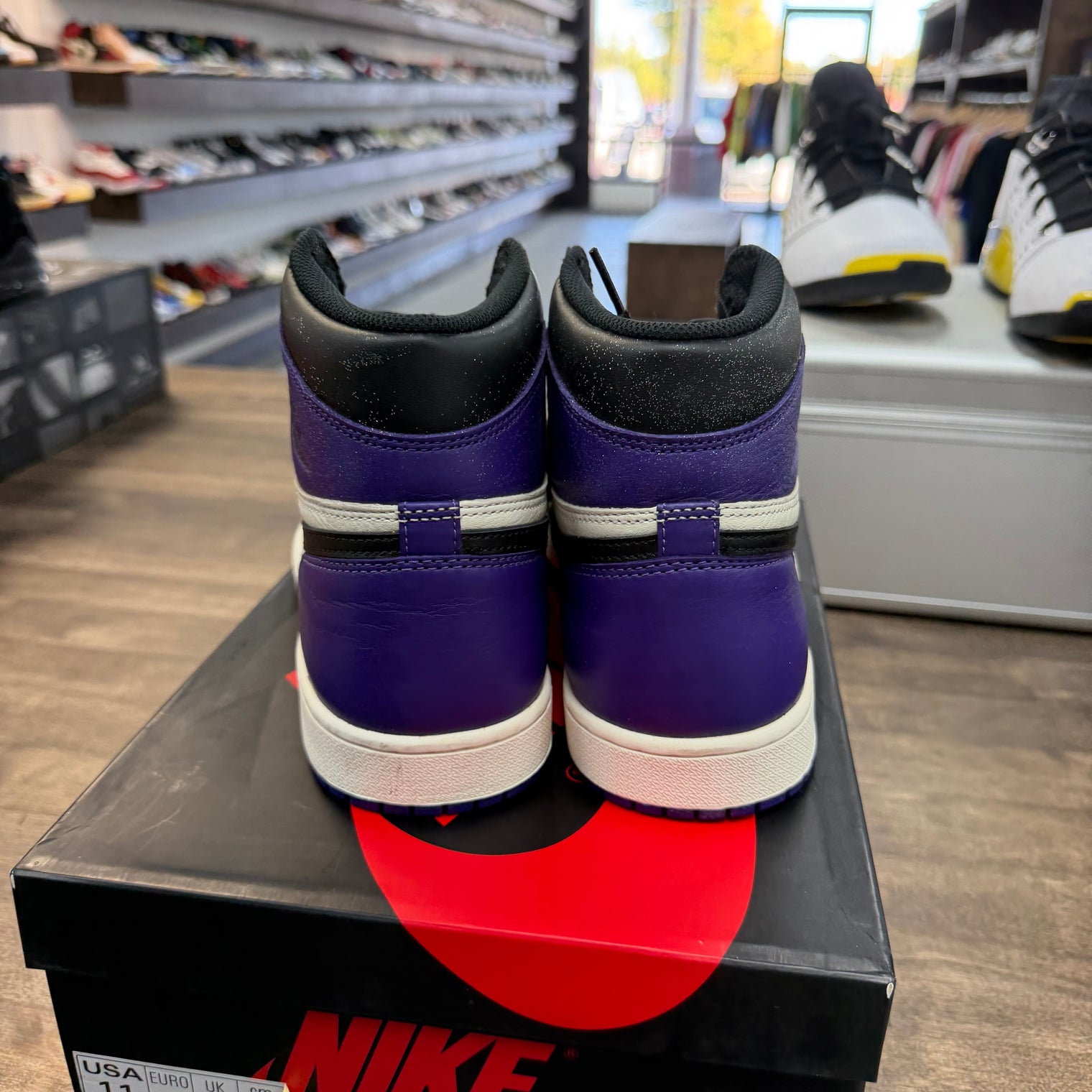 Court Purple Jordan 1 High Retro (USED)
