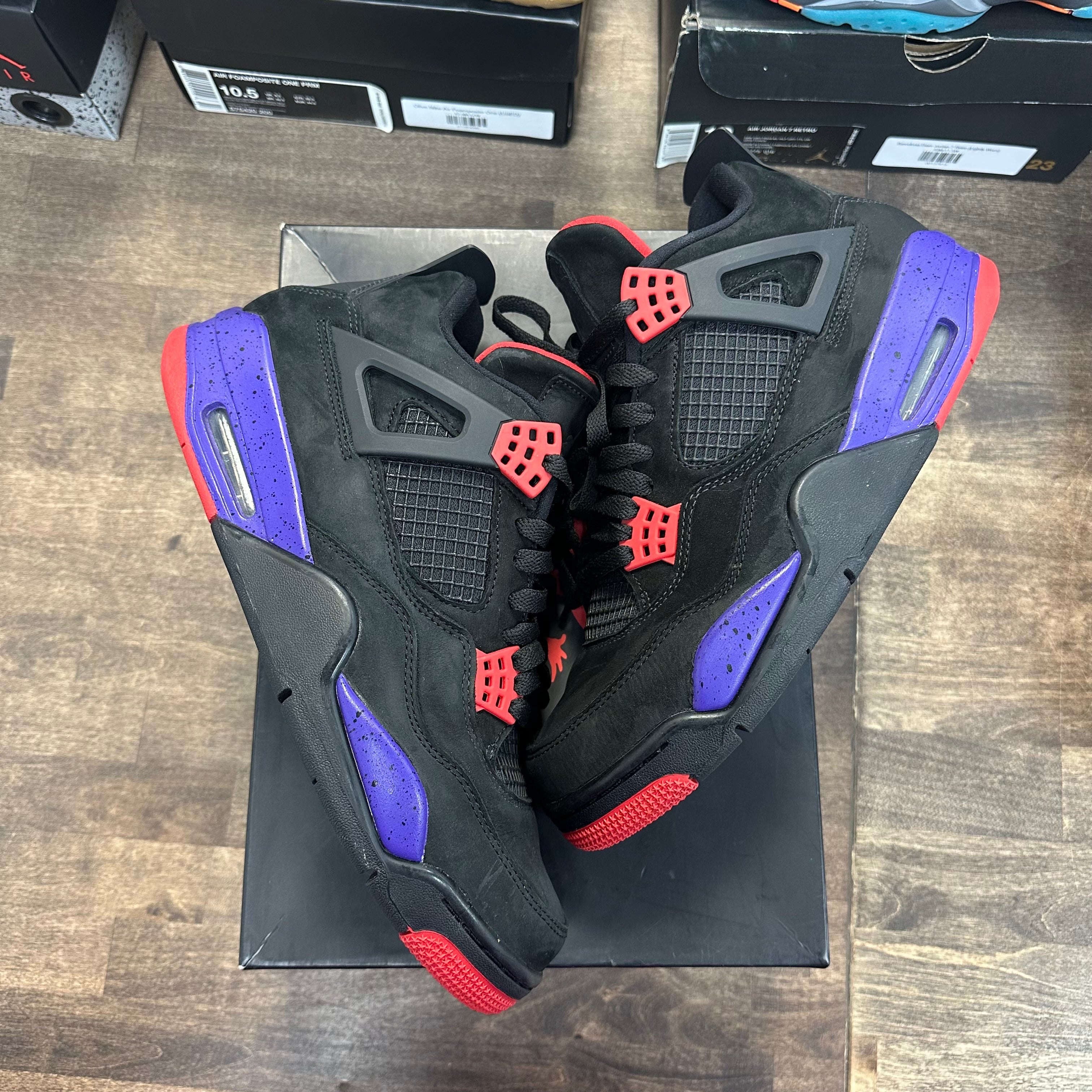 Jordan Raptors Jordan 4 Retro (2018) (USED) Size 10 (Pre-Owned) - Image 1