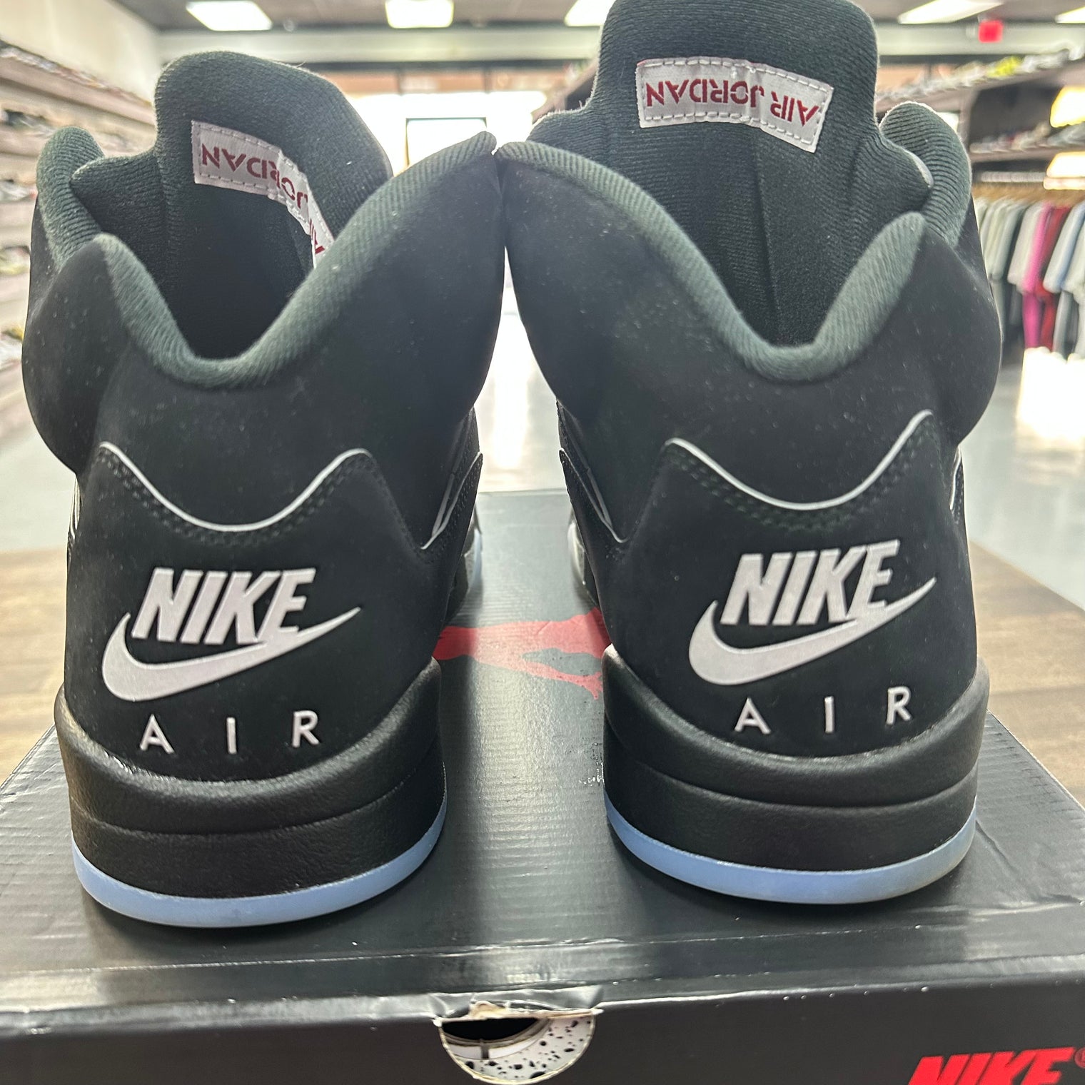 Black Metallic Reimagined Jordan 5 (USED)