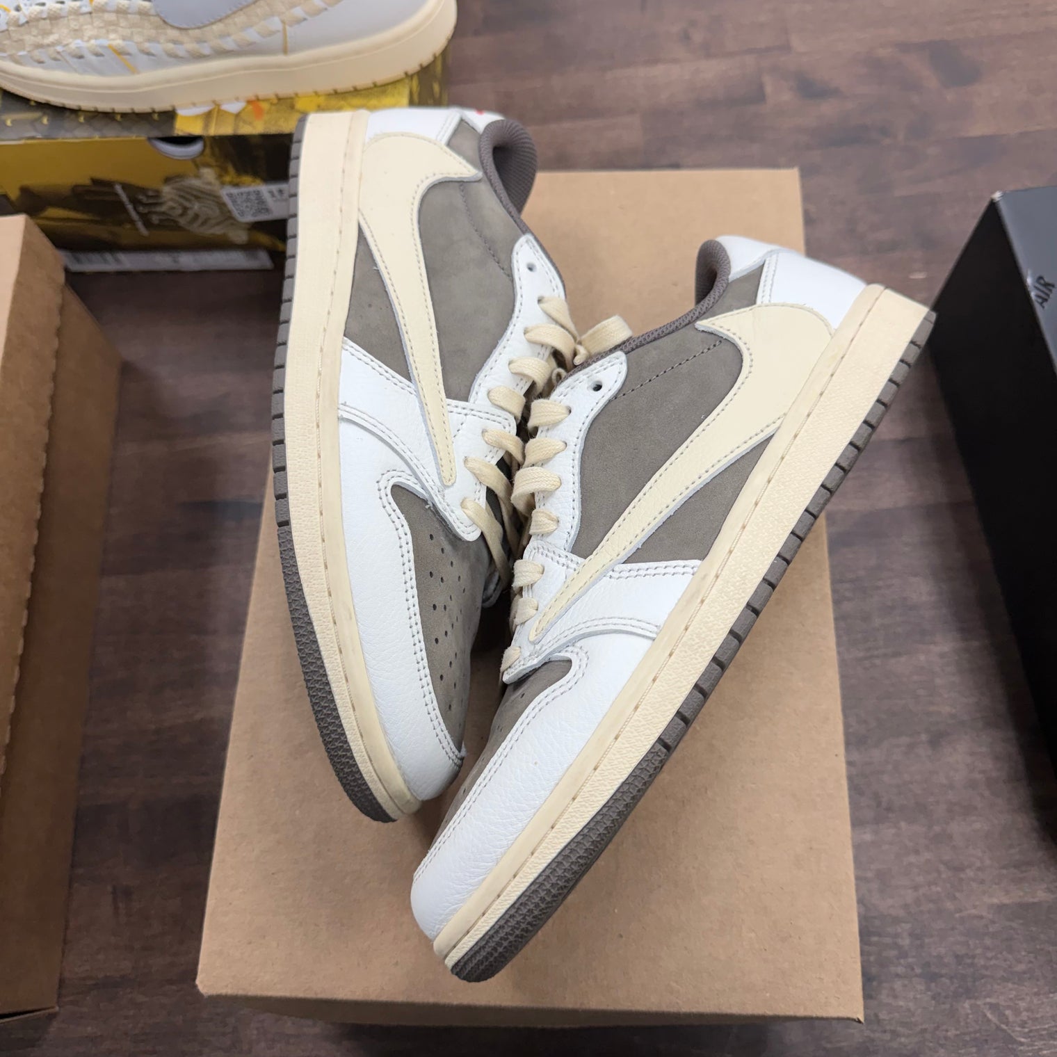 Jordan 1 Retro Low OG SP Travis Scott Reverse Mocha (US 8) (USED, No Box)