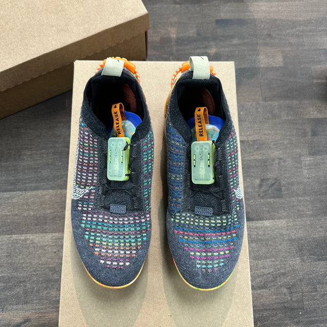 Iron Grey Nike Air VaporMax 2020 Flyknit (Women's) (US 6.5W) (USED,No Box)