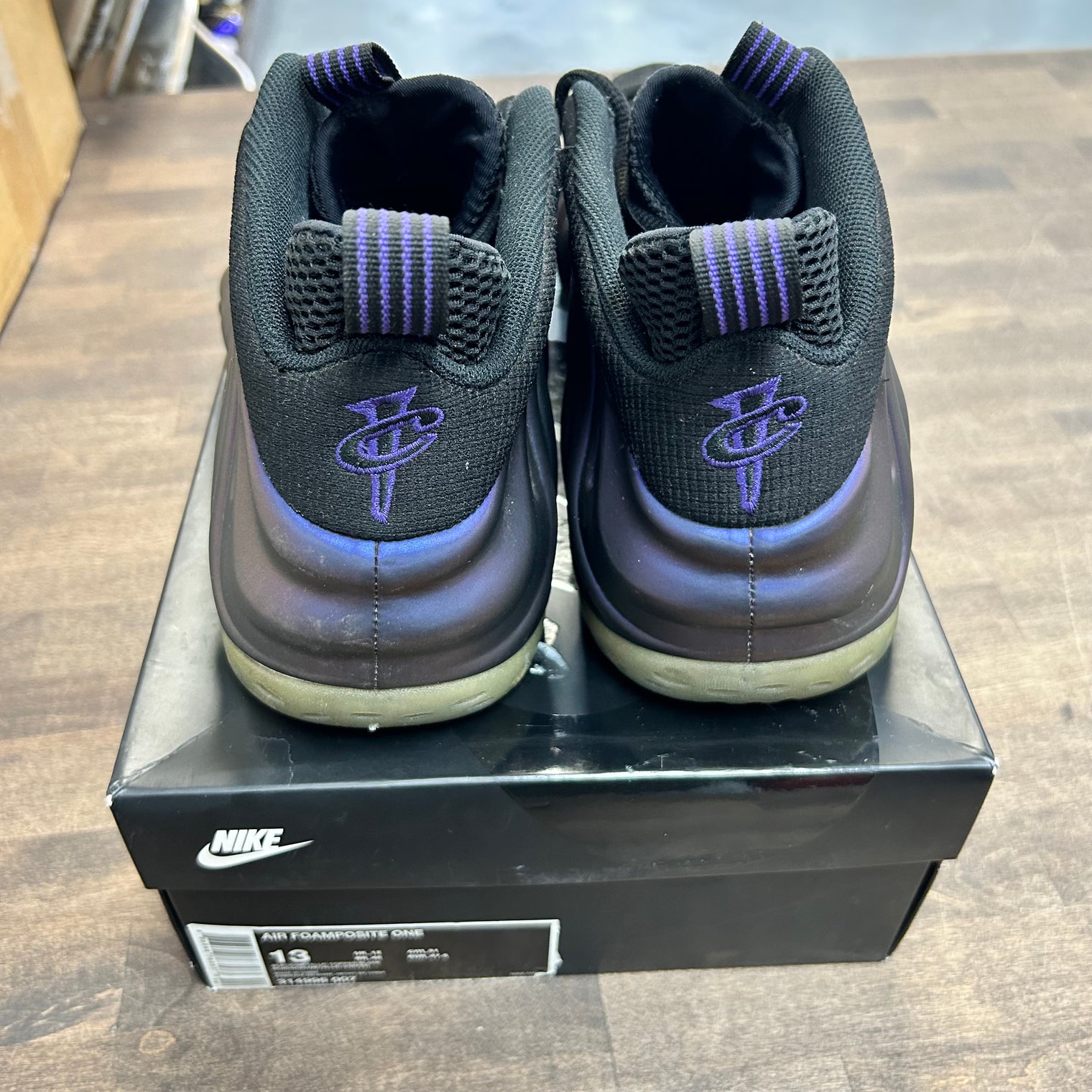 Eggplant Foamposite One (2017) (USED, Replacement Box)