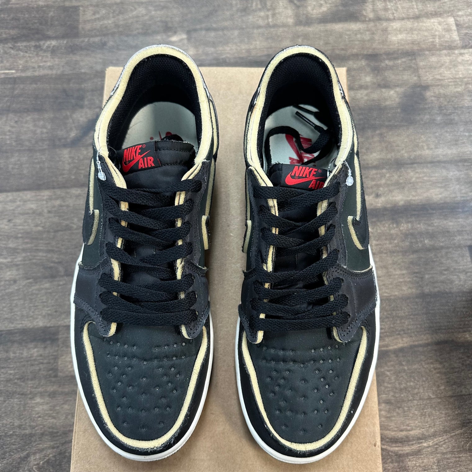 Black Smoke Grey Jordan 1 Low OG EX (USED, No Box)