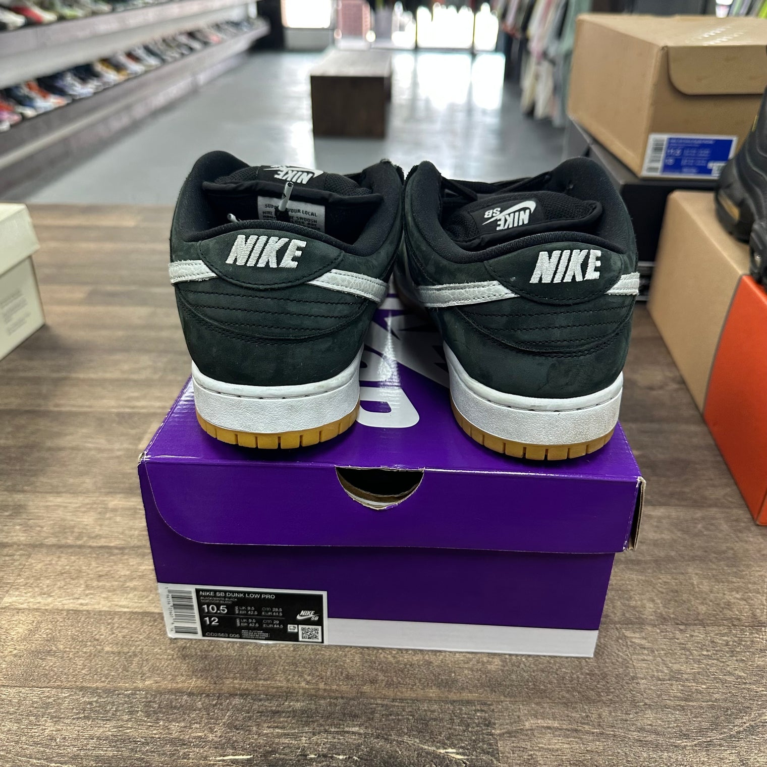 Black Gum SB Dunk Low (Used)