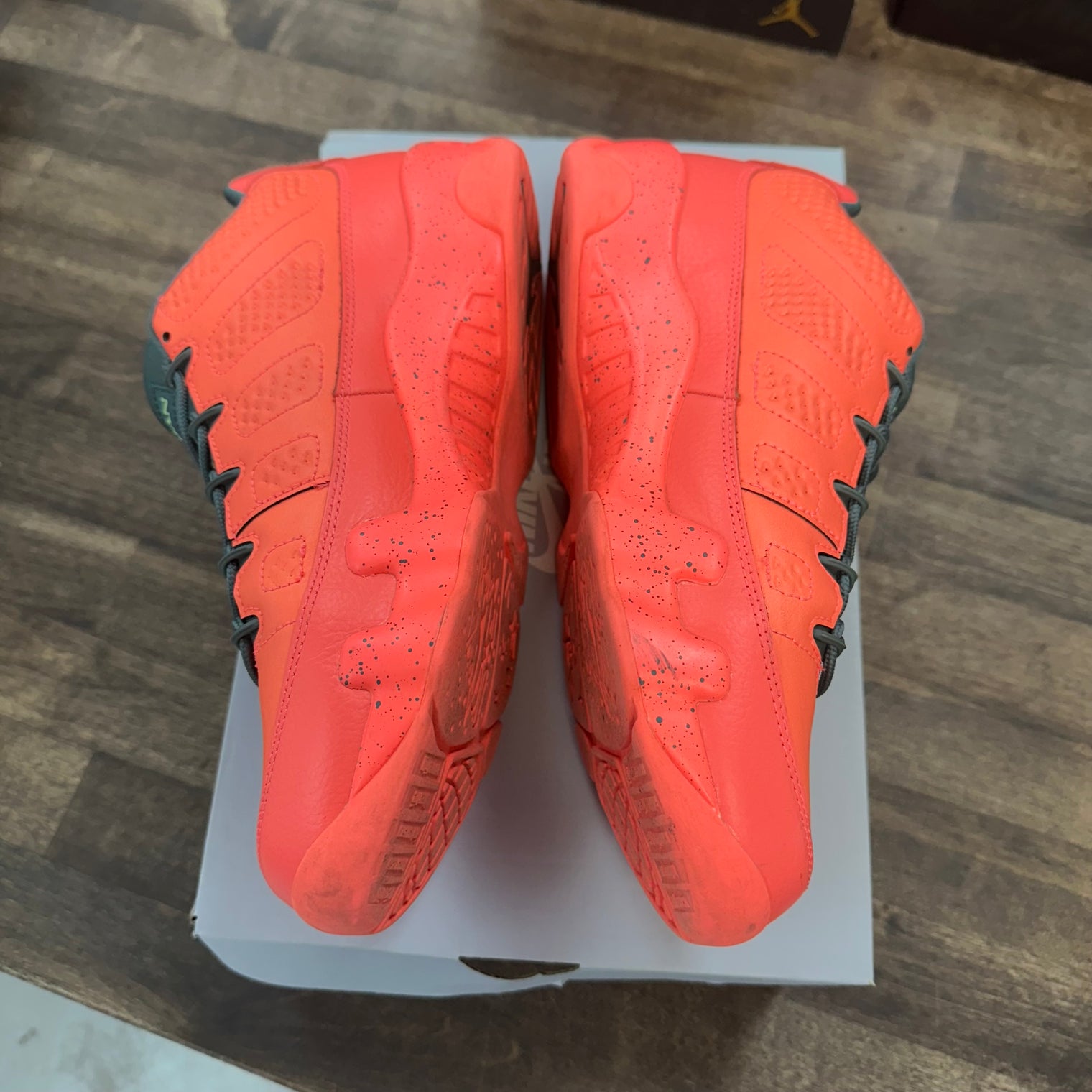 Bright Mango Jordan 9 Retro Low (USED, No Insoles, Replacement Box)