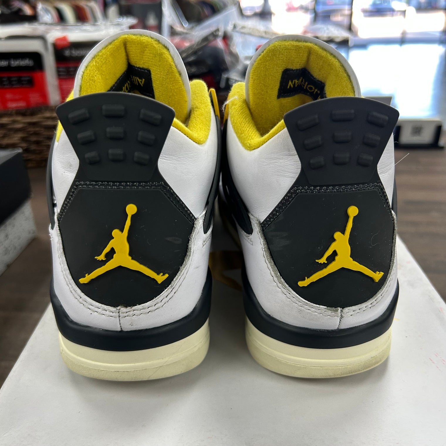 Vivid Sulfur Jordan 4 Retro (Women's) (USED)