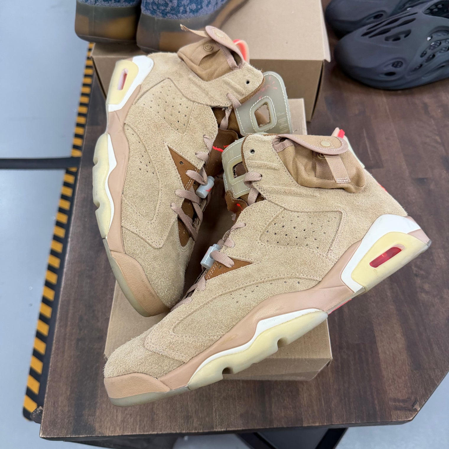 Travis Scott British Khaki Jordan 6 Retro (USED, No Box)