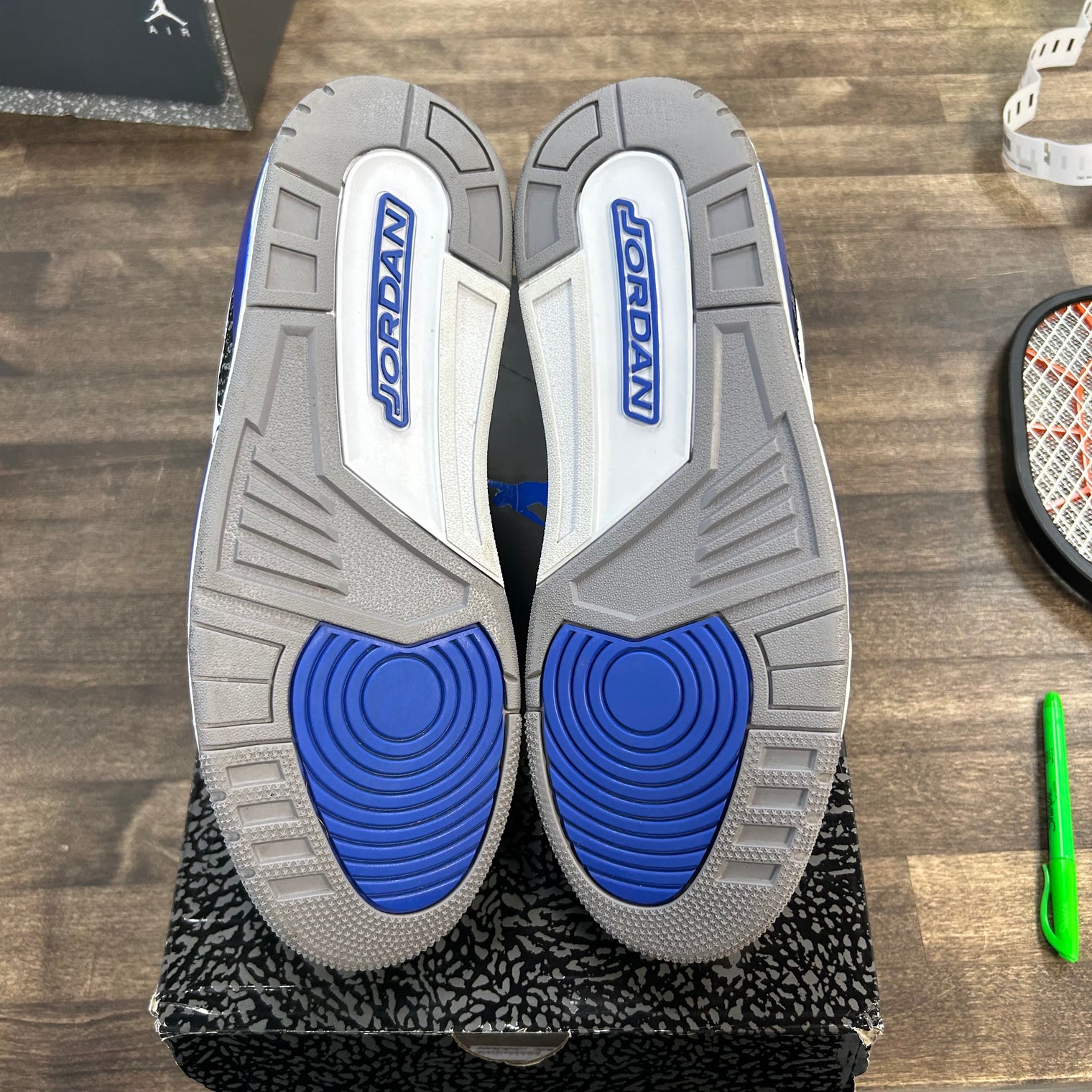 Racer Blue Jordan 3 Retro (USED)