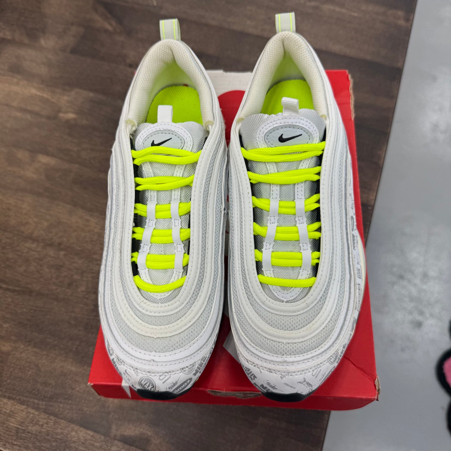 Just Do It White Air Max 97 GS (Used)