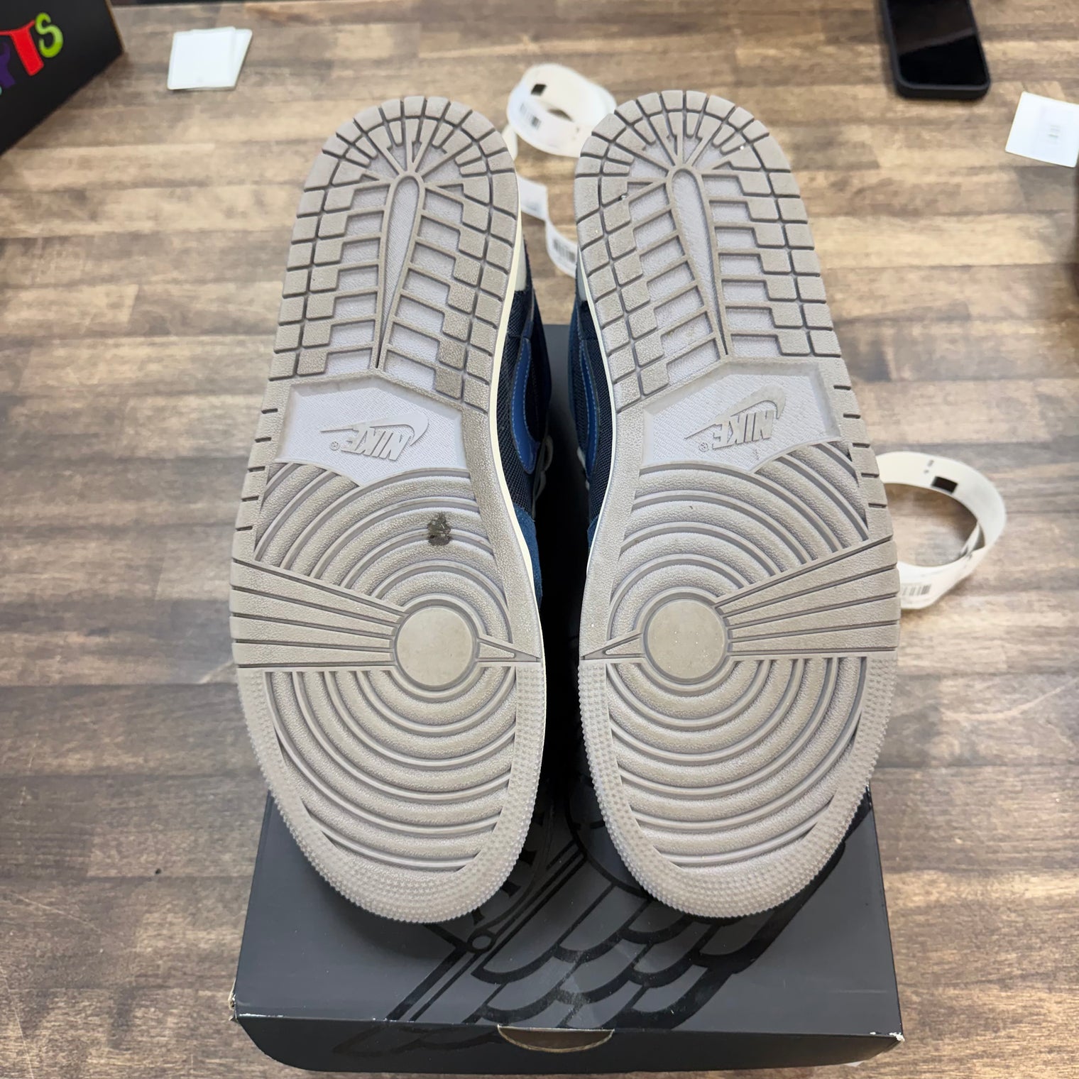 Obsidian French Blue Ashen Slate White Jordan 1 Low SE Craft (USED)