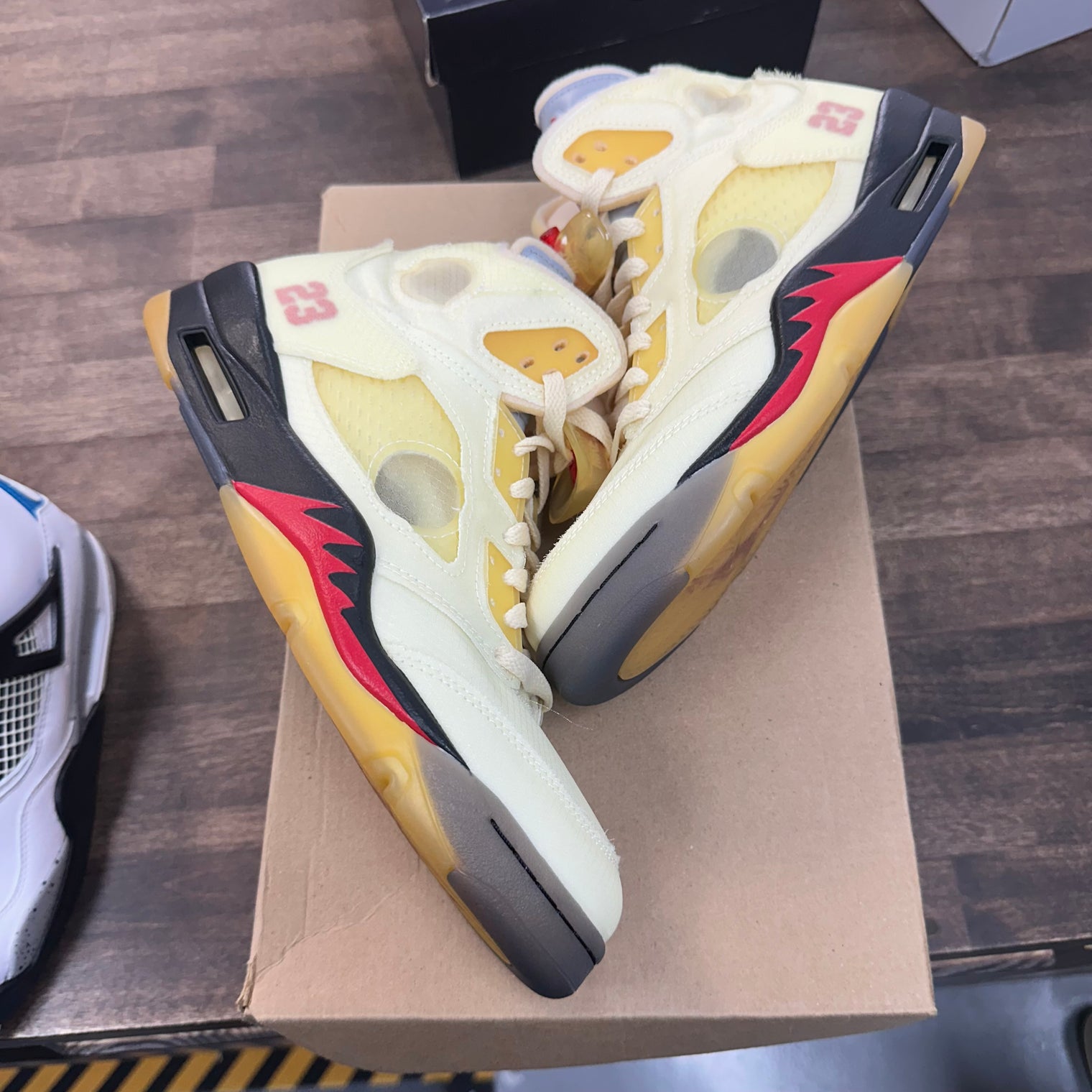 Off White Sail Jordan 5 (B-Grade) (No Box)