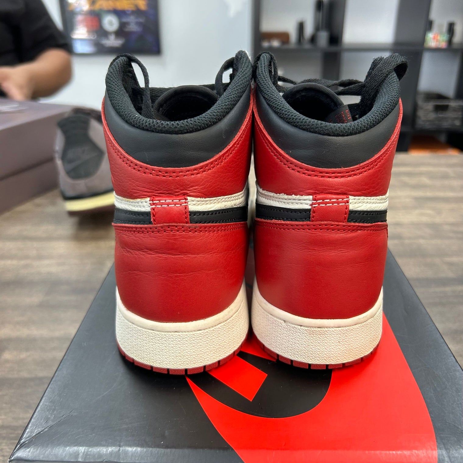 Bred Toe Jordan 1 High (GS) (USED)
