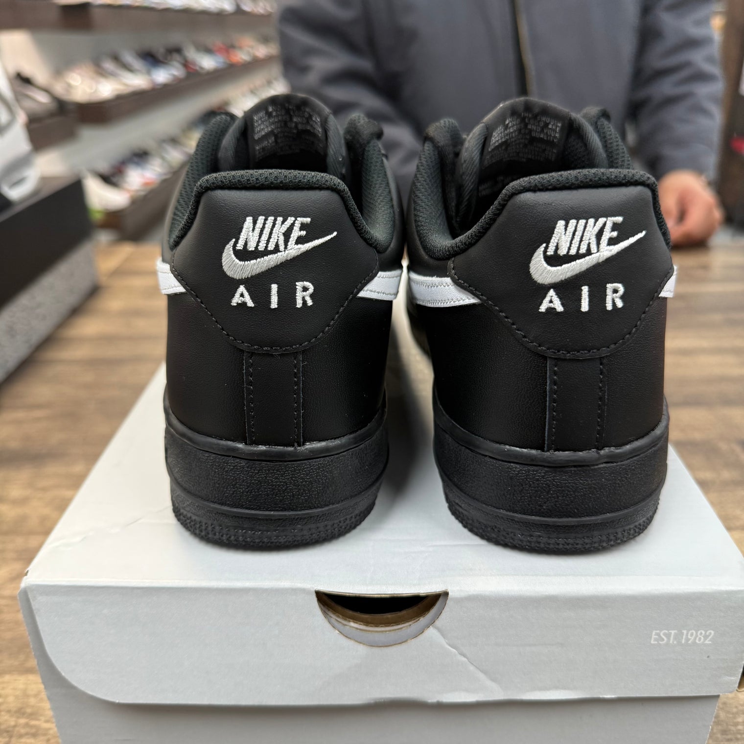 Nike Air Force 1 Low '07 Black White (2023) (US 10) (USED)