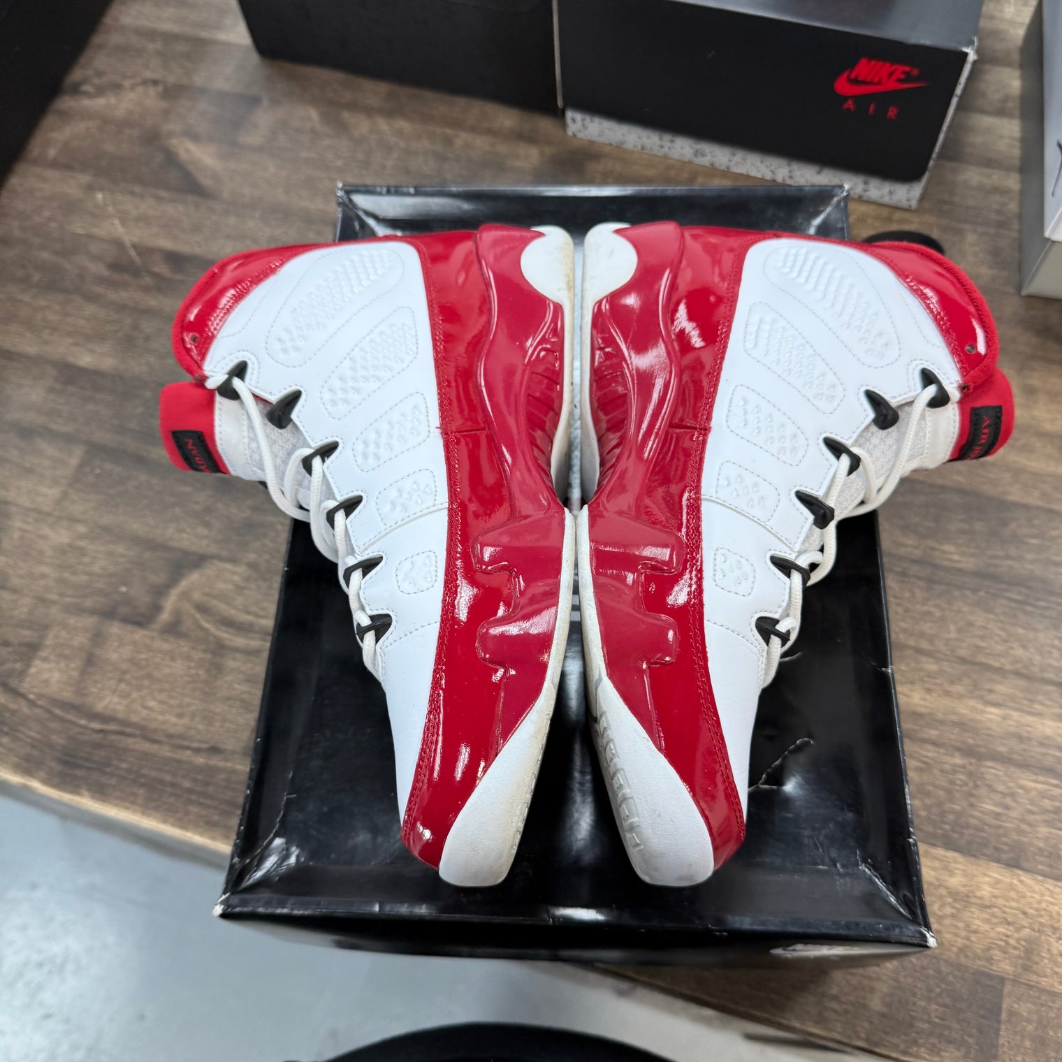 White Gym Red Jordan 9 Retro (USED)