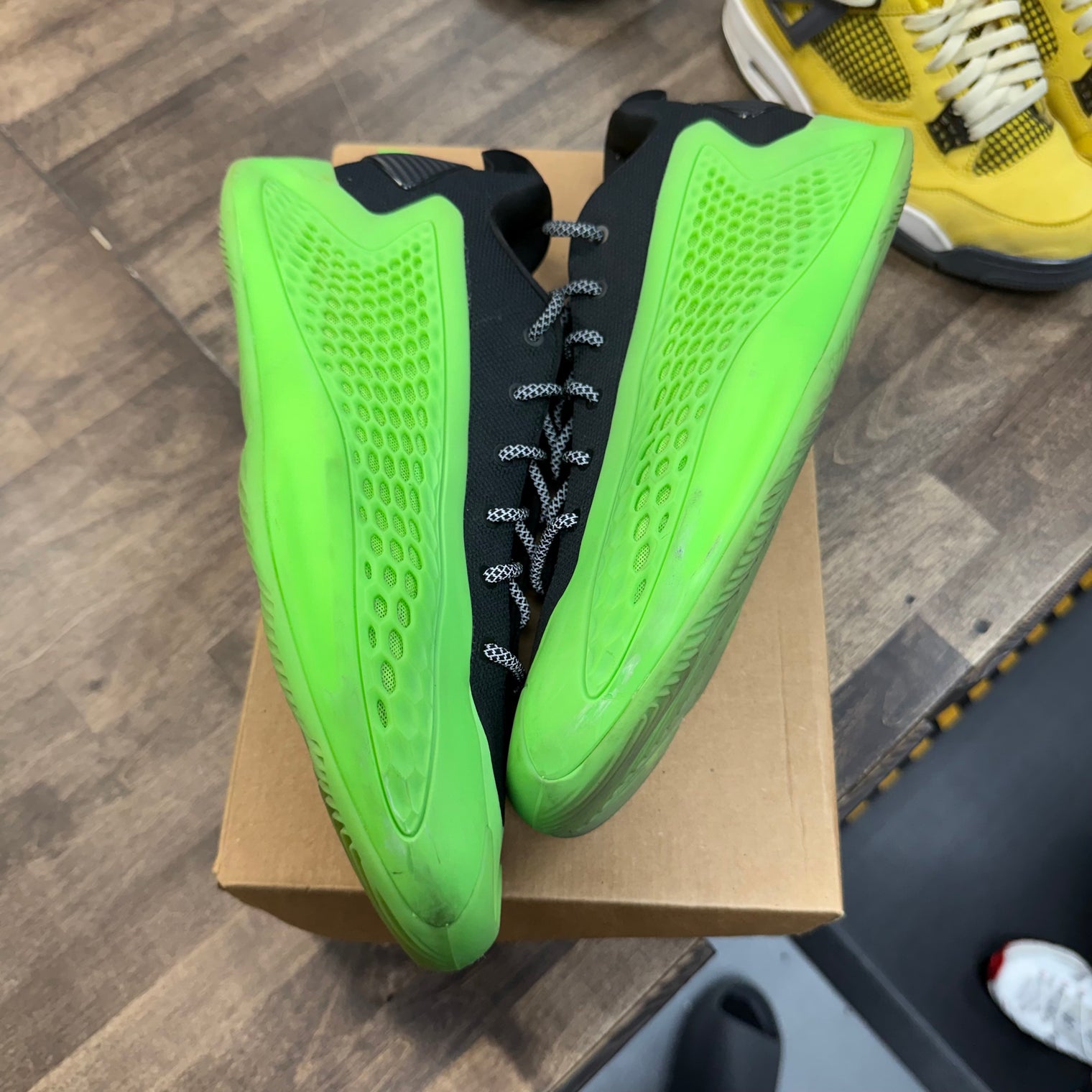 Slime adidas AE 1 Low (USED, No Insoles, No Box)