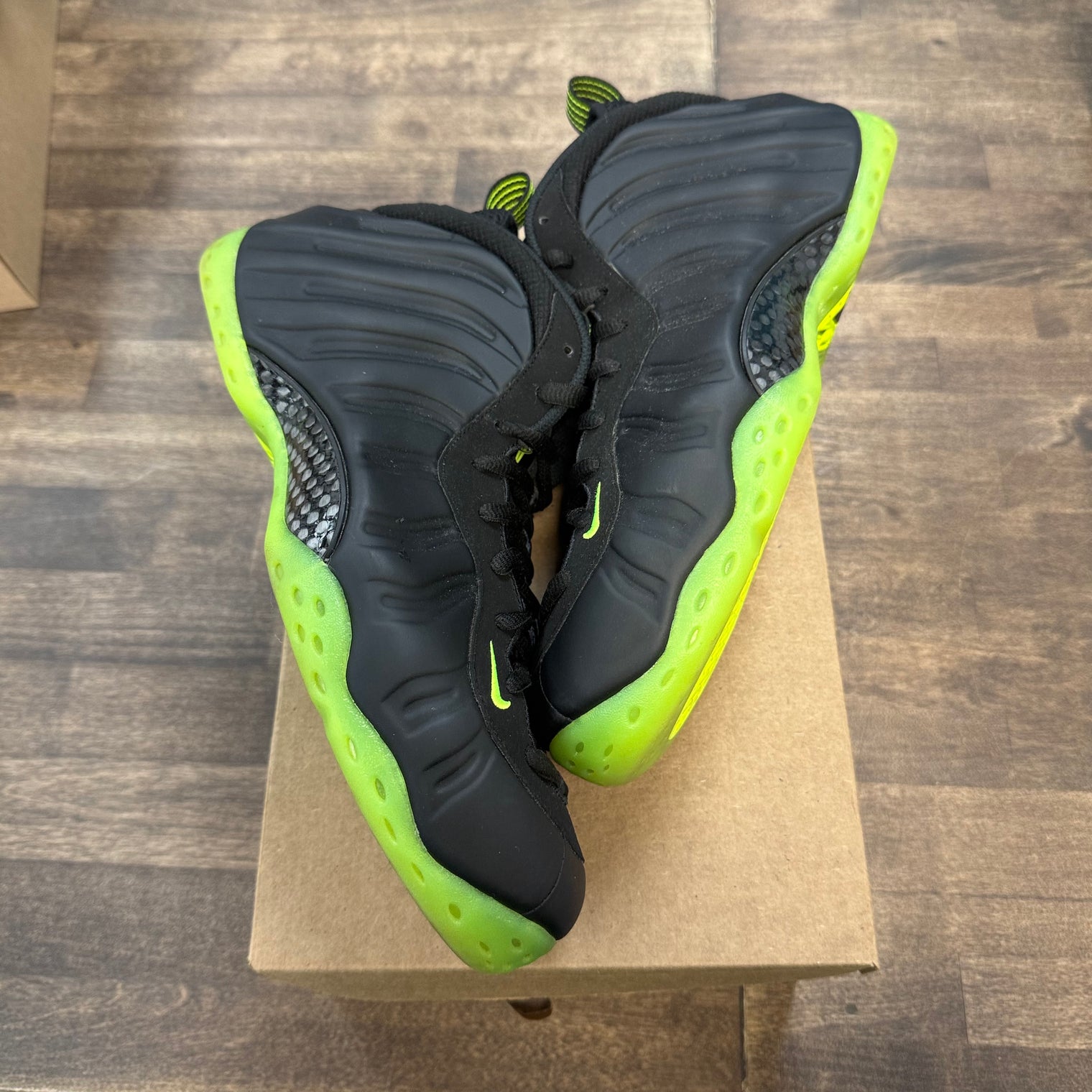 Black Volt Foamposite One (USED, No Insoles, No Box)