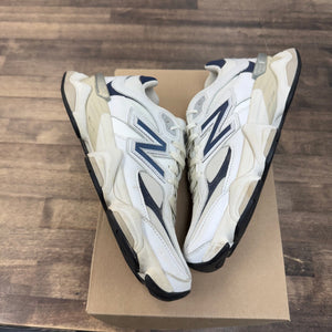 New Balance 9060 White Navy (US 9) (USED, No Box) Size 9 (Pre-Owned) - Image 1